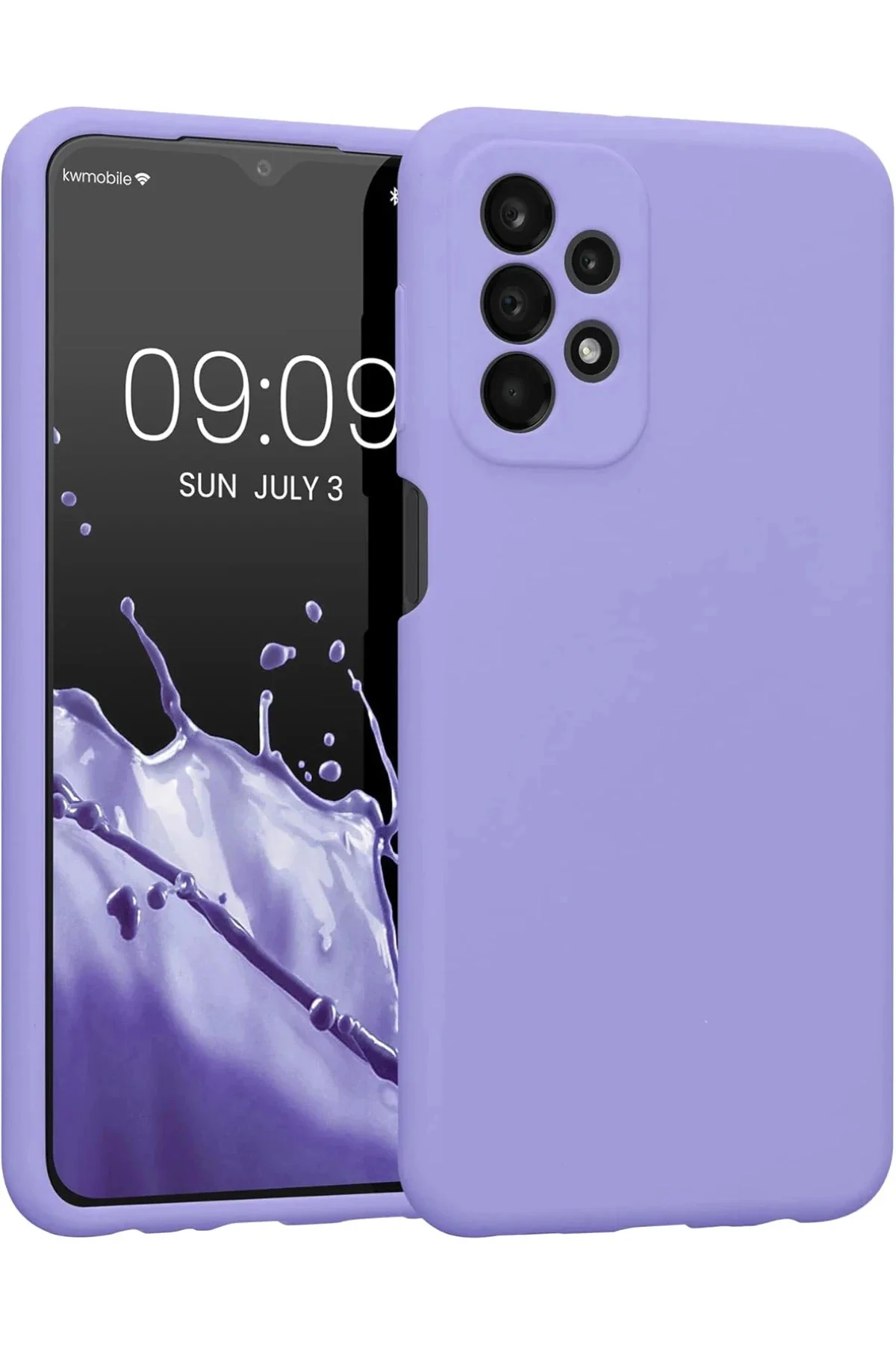 Newface Samsung Galaxy A23 4g Kılıf First Silikon - Lila