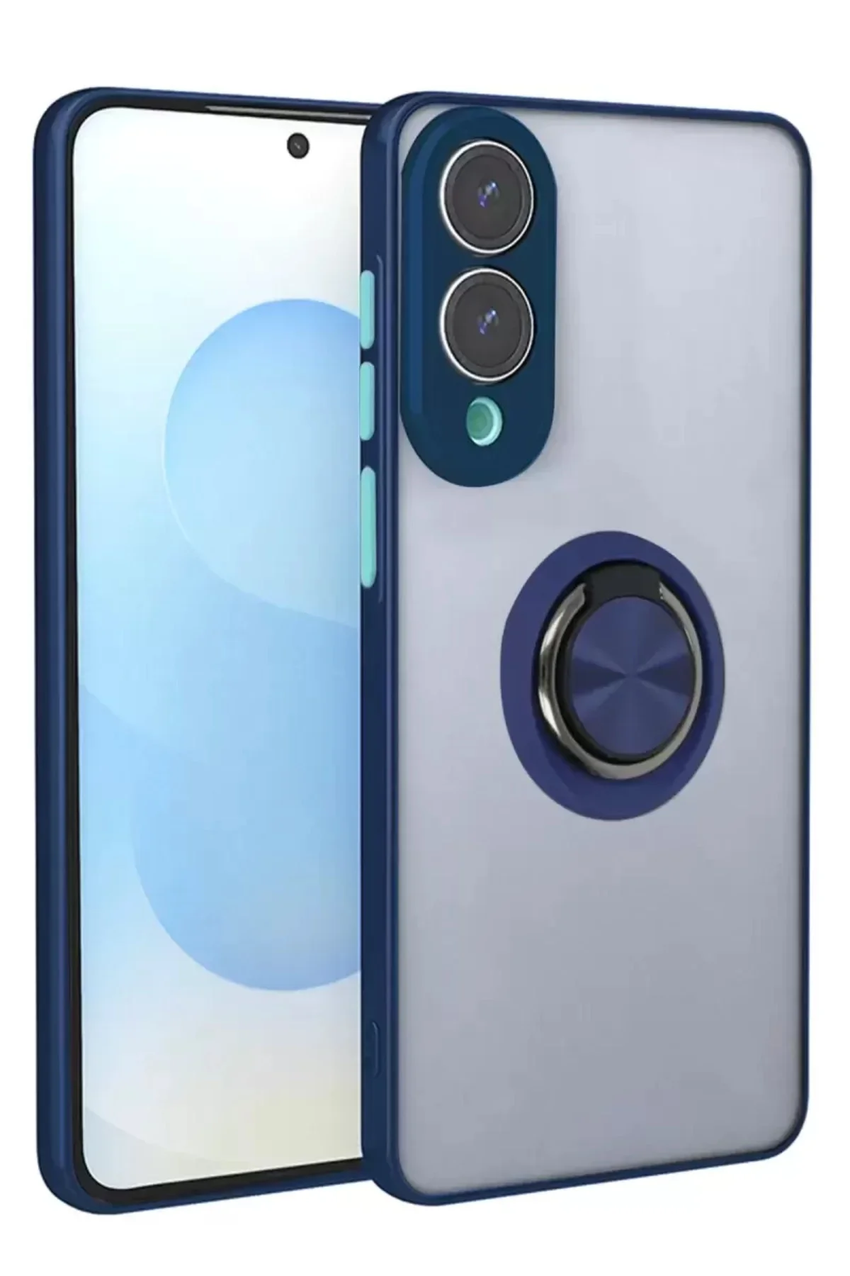 Newface Samsung Galaxy S25 Edge Kılıf Montreal Yüzüklü Silikon Ka