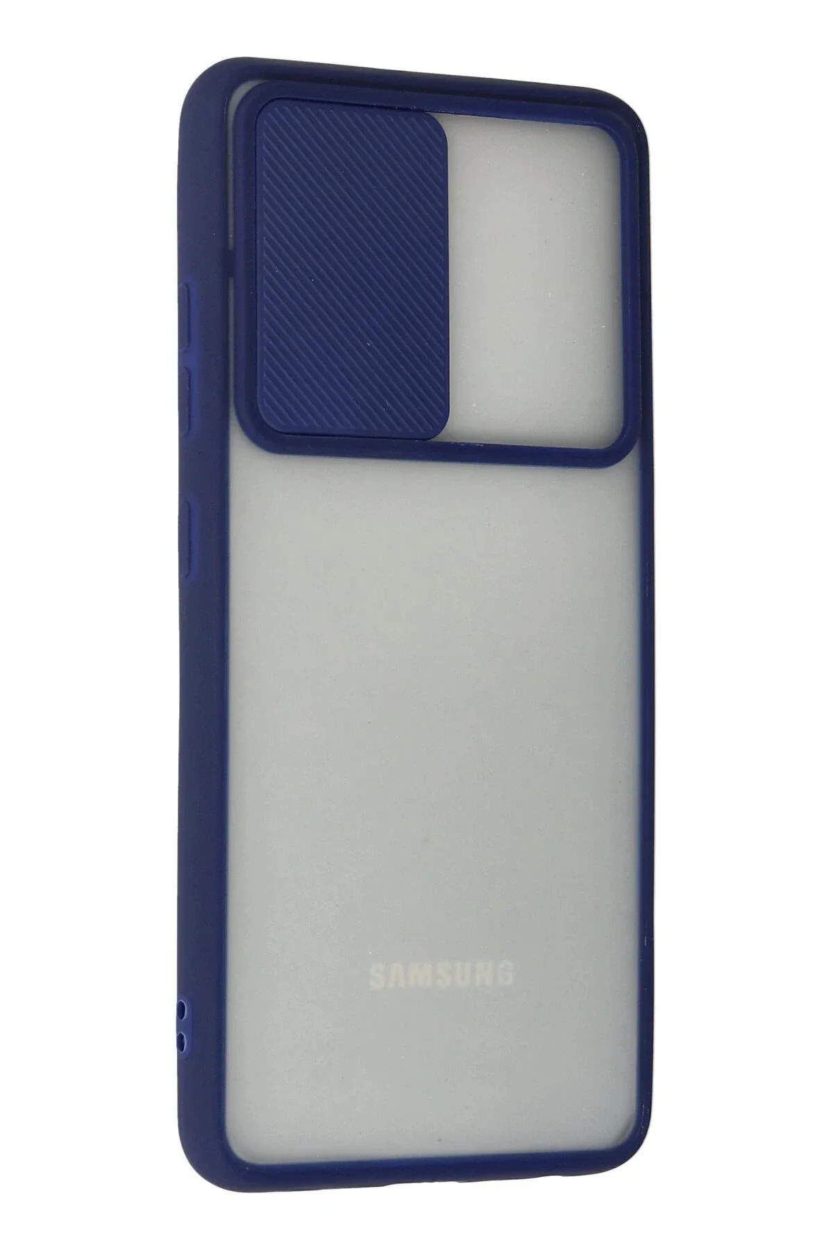 Newface Samsung Galaxy A72 Kılıf Palm Buzlu Kamera Sürgülü Siliko