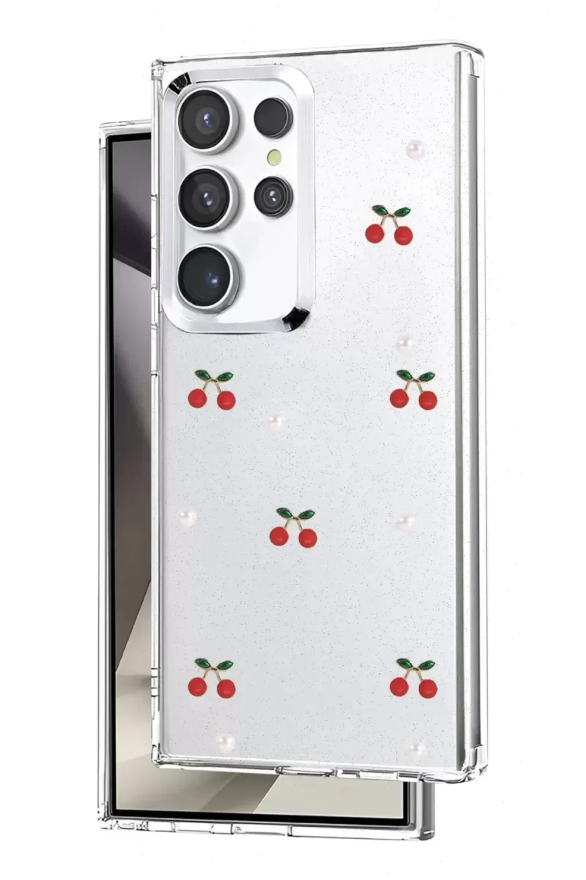 Newface Samsung Galaxy S25 Ultra Fiyonk Desenli Kapak - Desen 9