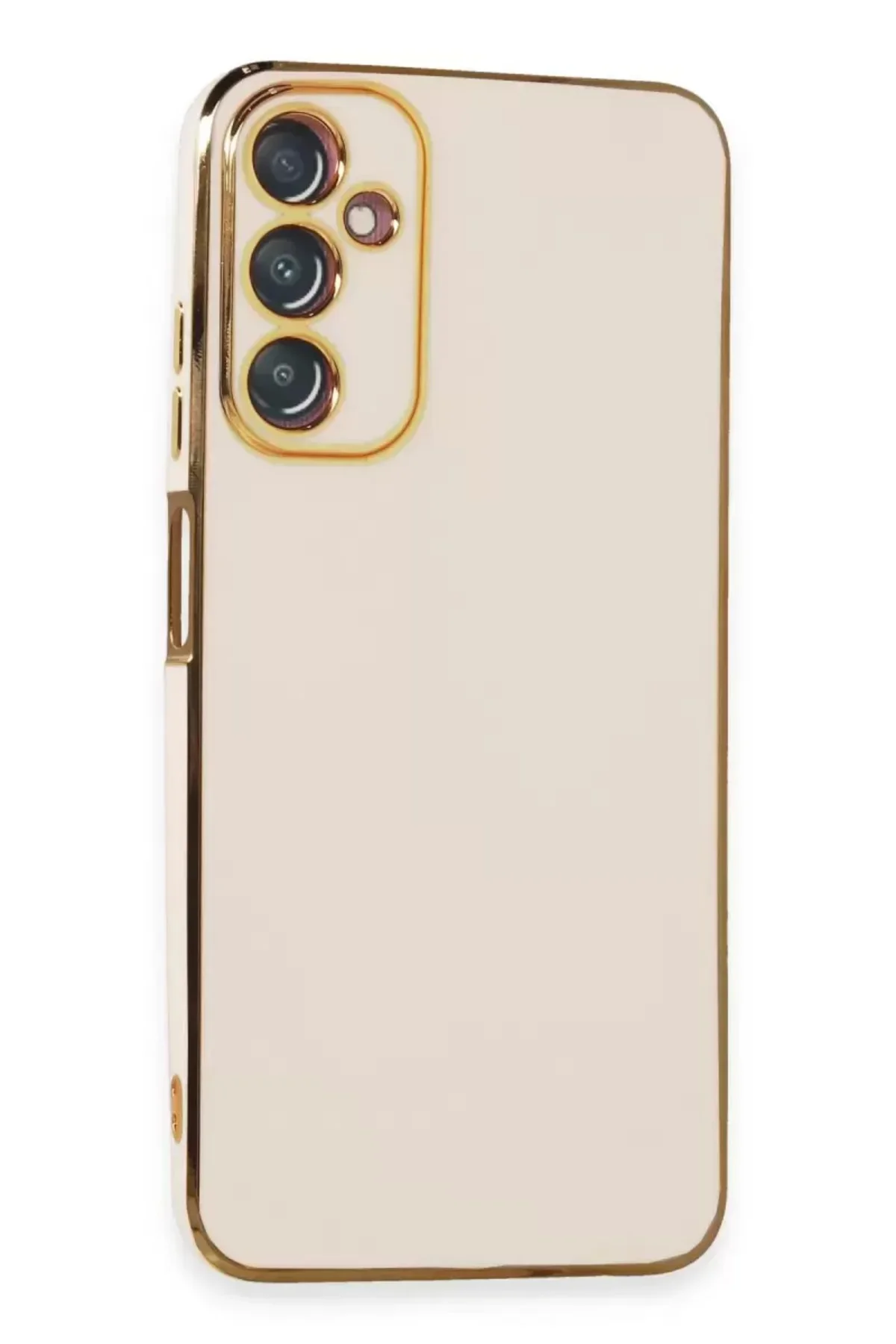 Newface Samsung Galaxy A05s Kılıf Volet Silikon - Beyaz