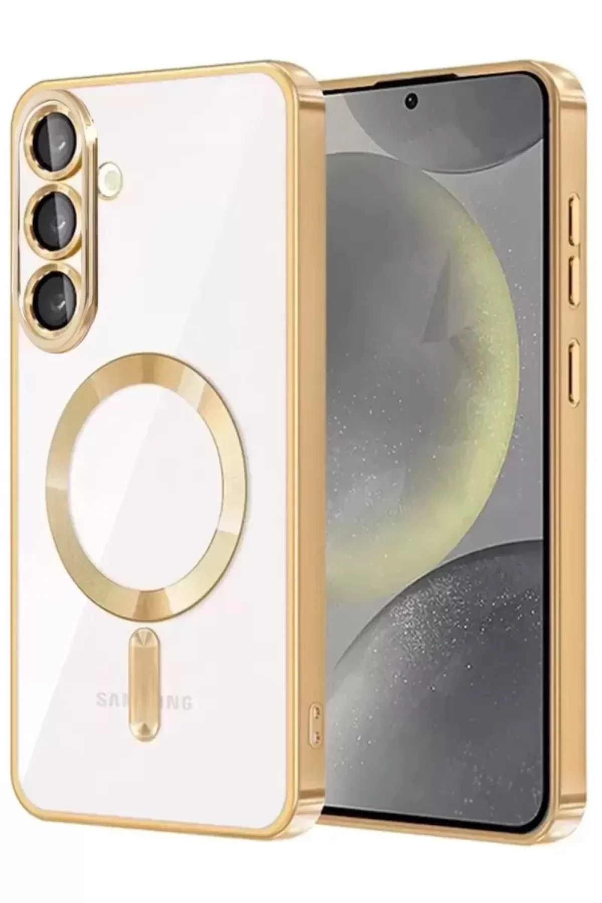 Newface Samsung Galaxy A37 5g Kross Magneticsafe Kapak - Gold