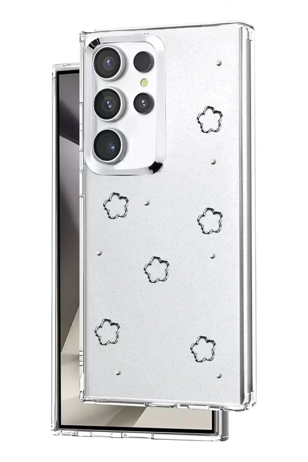 Newface Samsung Galaxy S23 Ultra Fiyonk Desenli Kapak - Desen 2