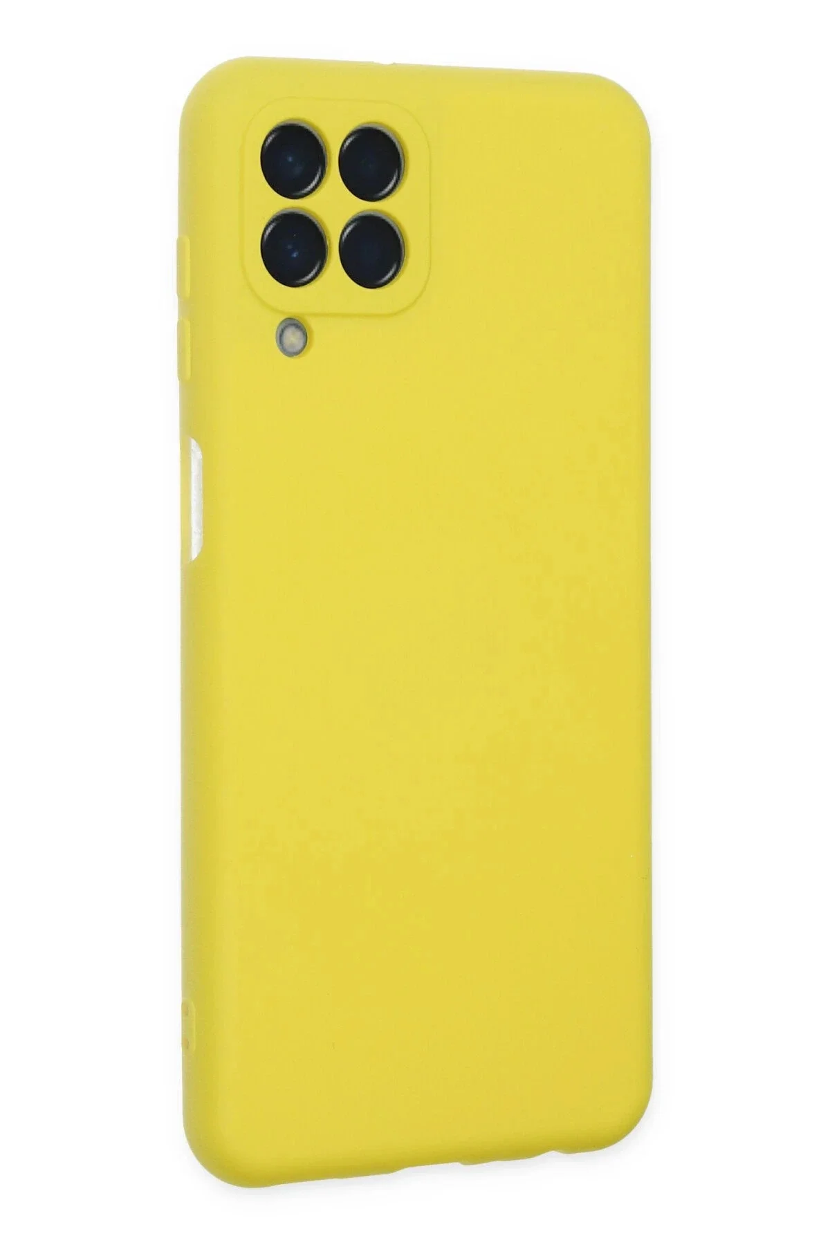 Newface Samsung Galaxy M33 Kılıf Nano İçi Kadife Silikon - Sarı