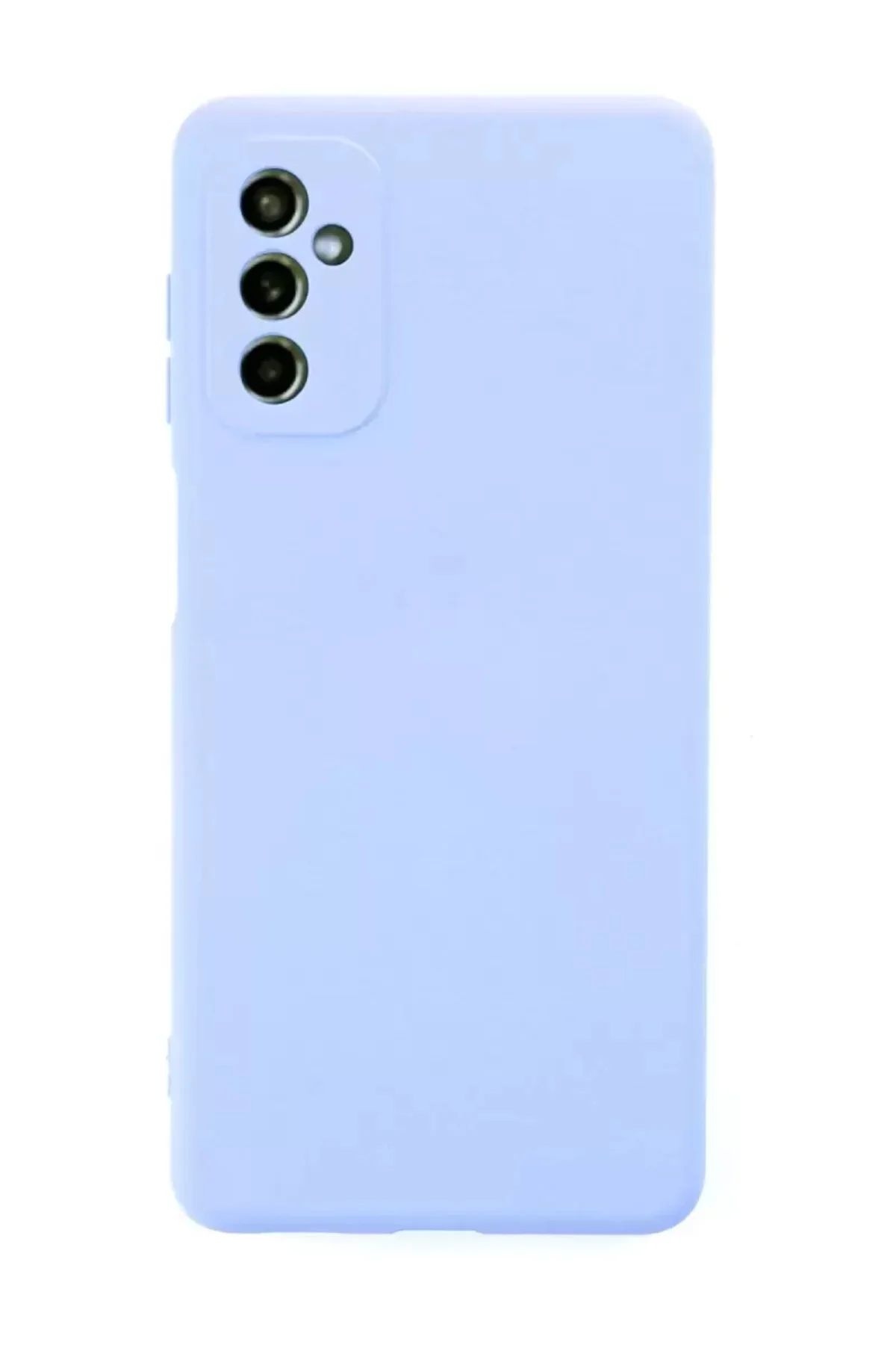 Newface Samsung Galaxy M52 5g Kılıf Nano İçi Kadife Silikon - Lila