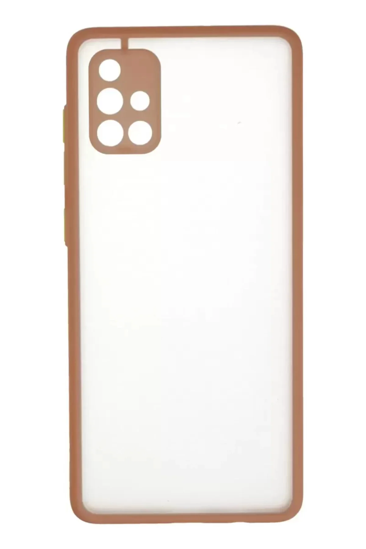 Newface Samsung Galaxy A71 Kılıf Montreal Silikon Kapak - Pembe