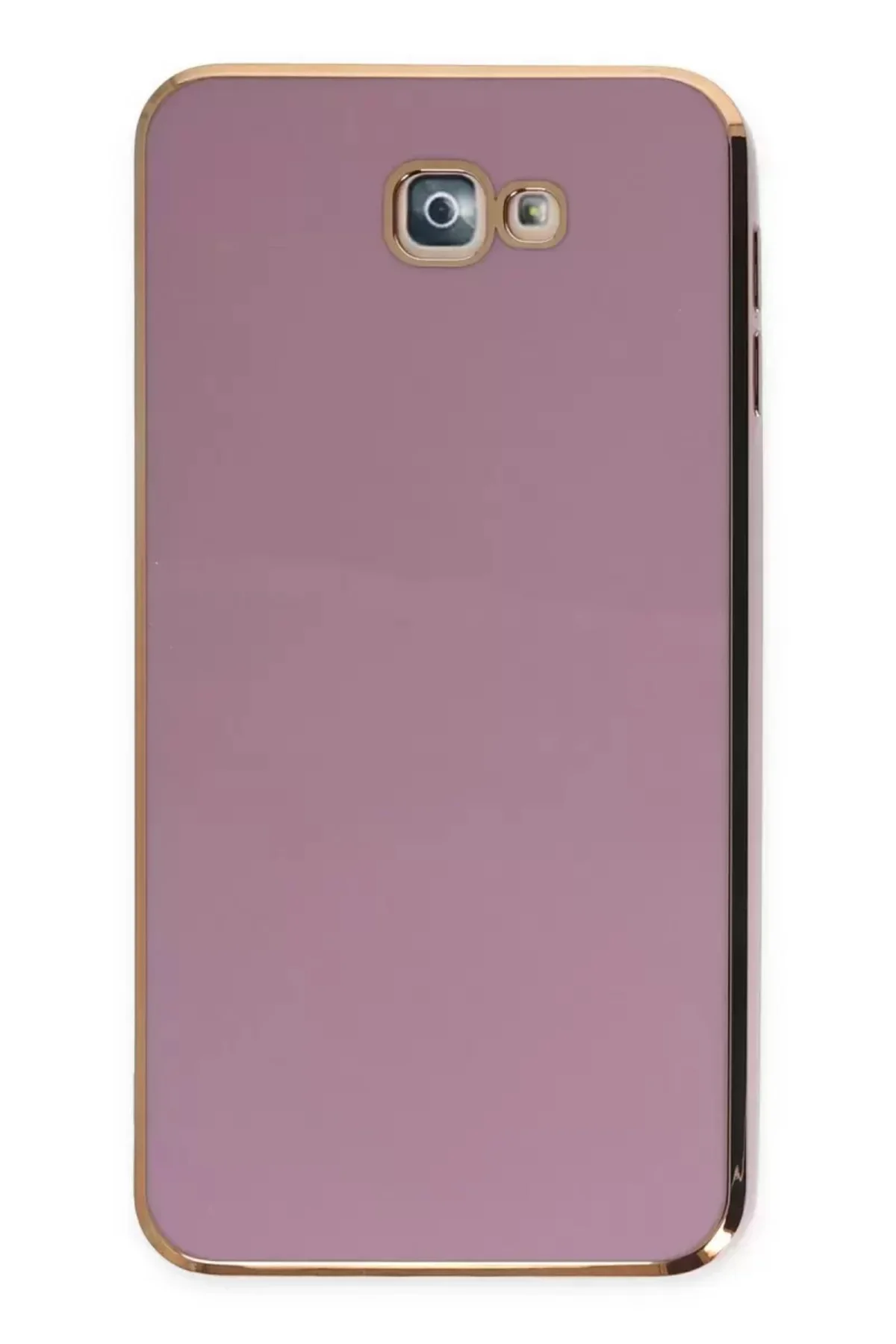 Newface Samsung Galaxy J7 Prime Kılıf Volet Silikon - Mor