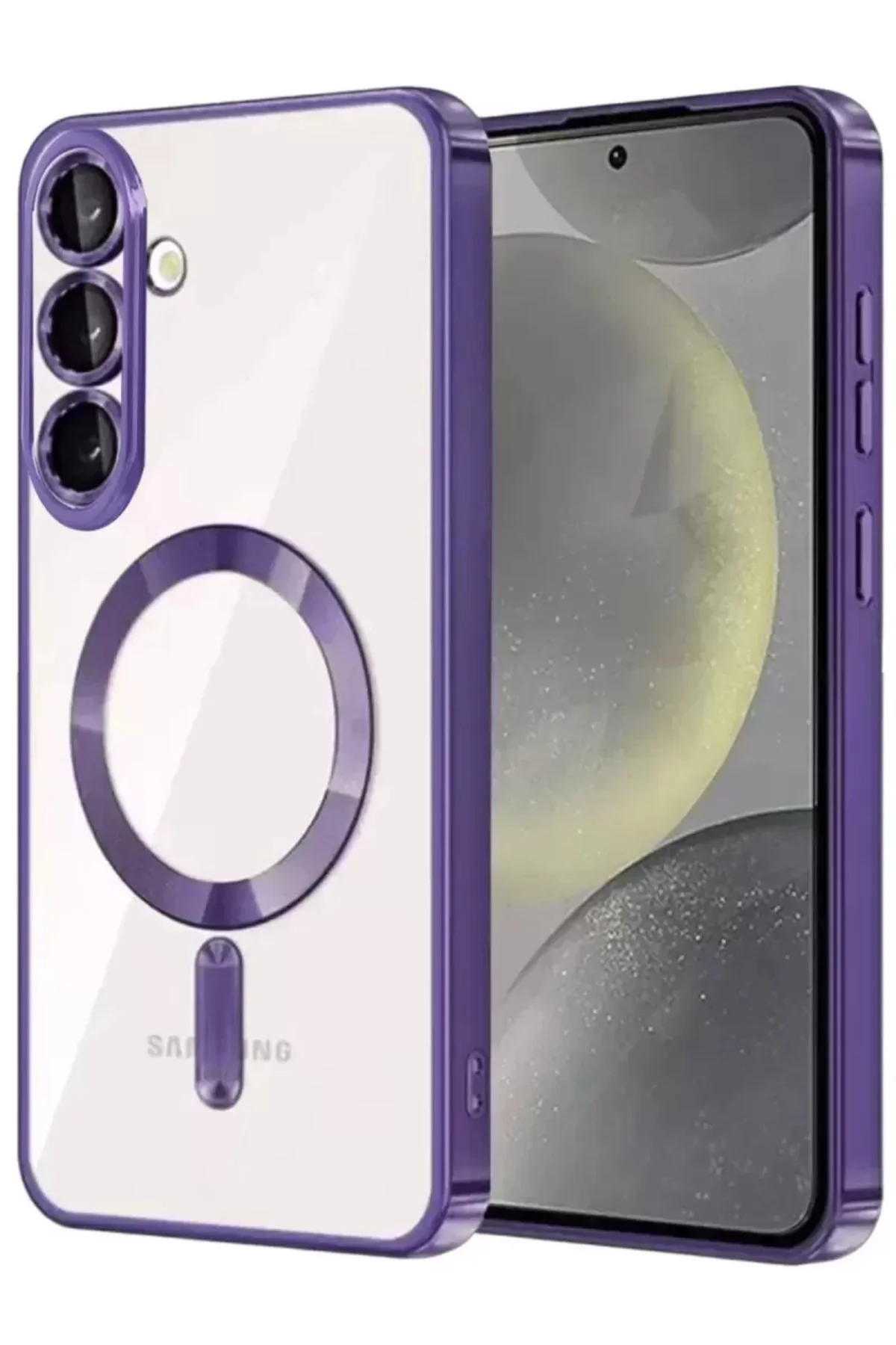 Newface Samsung Galaxy A37 5g Kross Magneticsafe Kapak - Mor