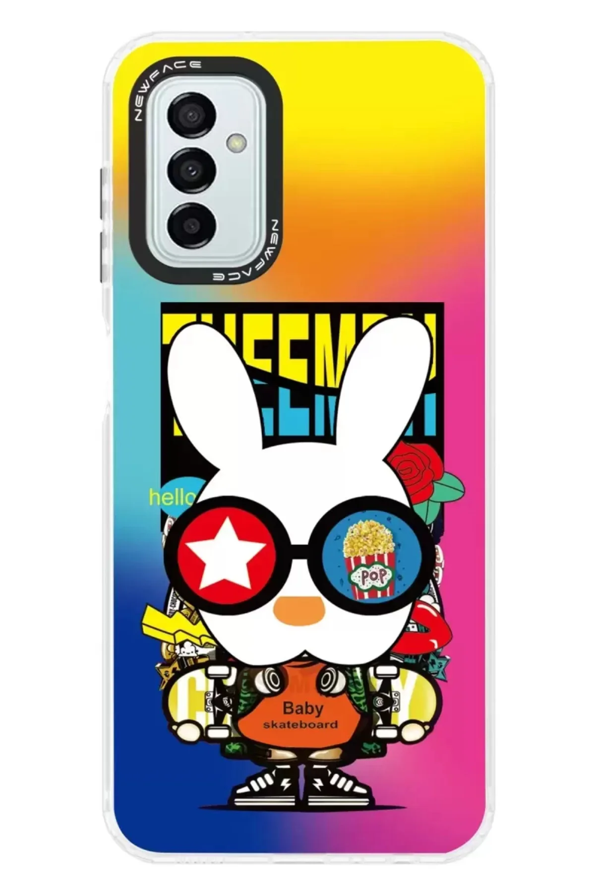Newface Samsung Galaxy M13 Kılıf Estoril Desenli Kapak - Estoril 