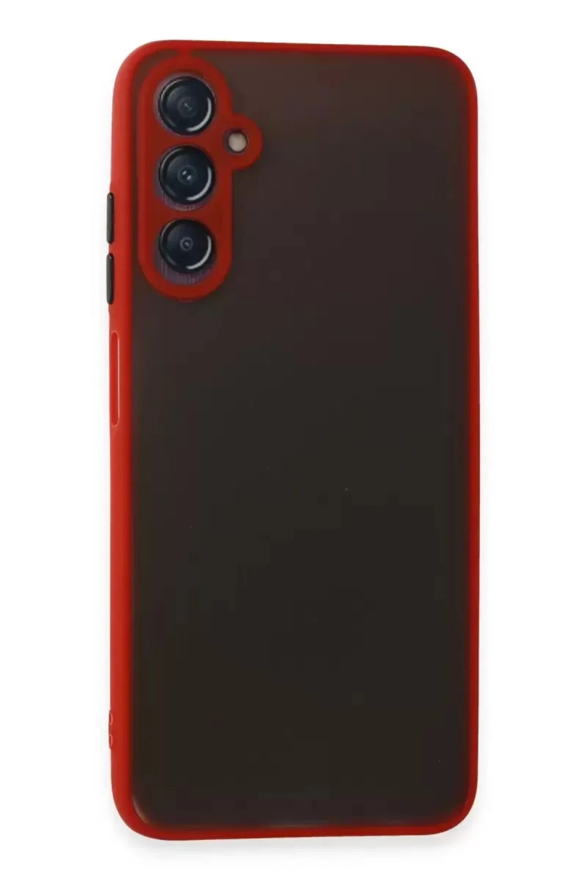Newface Samsung Galaxy A05s Kılıf Montreal Silikon Kapak - Kırmız