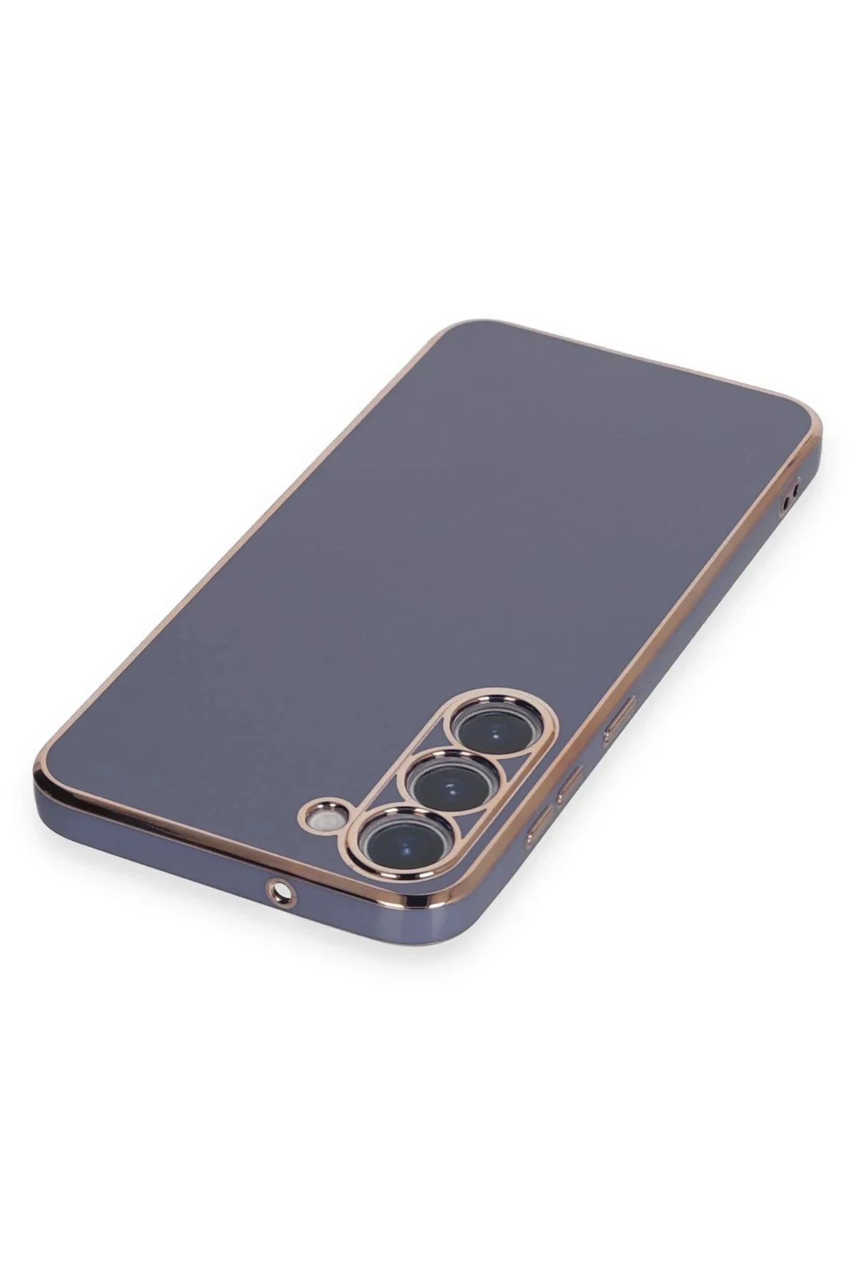 Newface Samsung Galaxy S23 Plus Kılıf Volet Silikon - Mavi