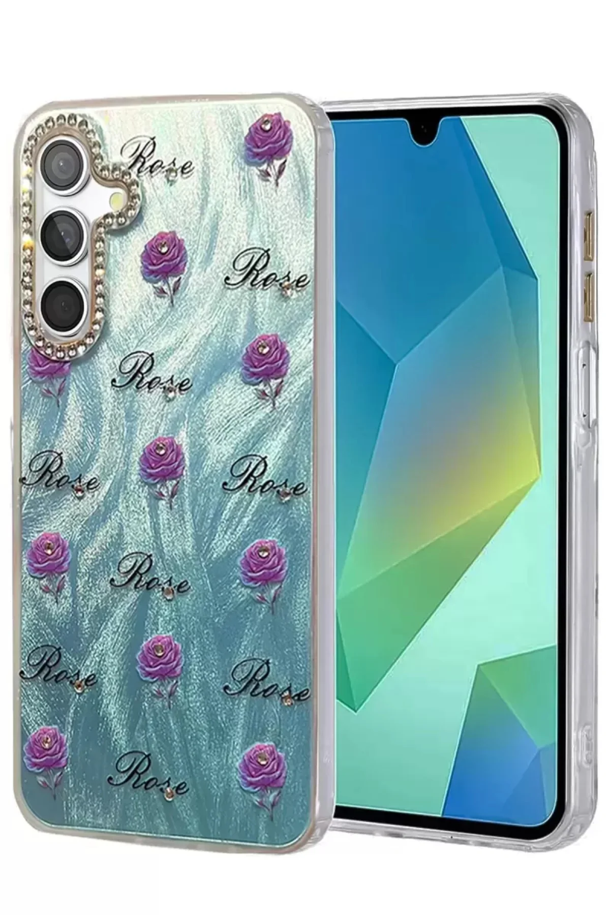 Newface Samsung Galaxy A15 4g Kılıf Blade Aynalı Desenli Kapak - Desen 9
