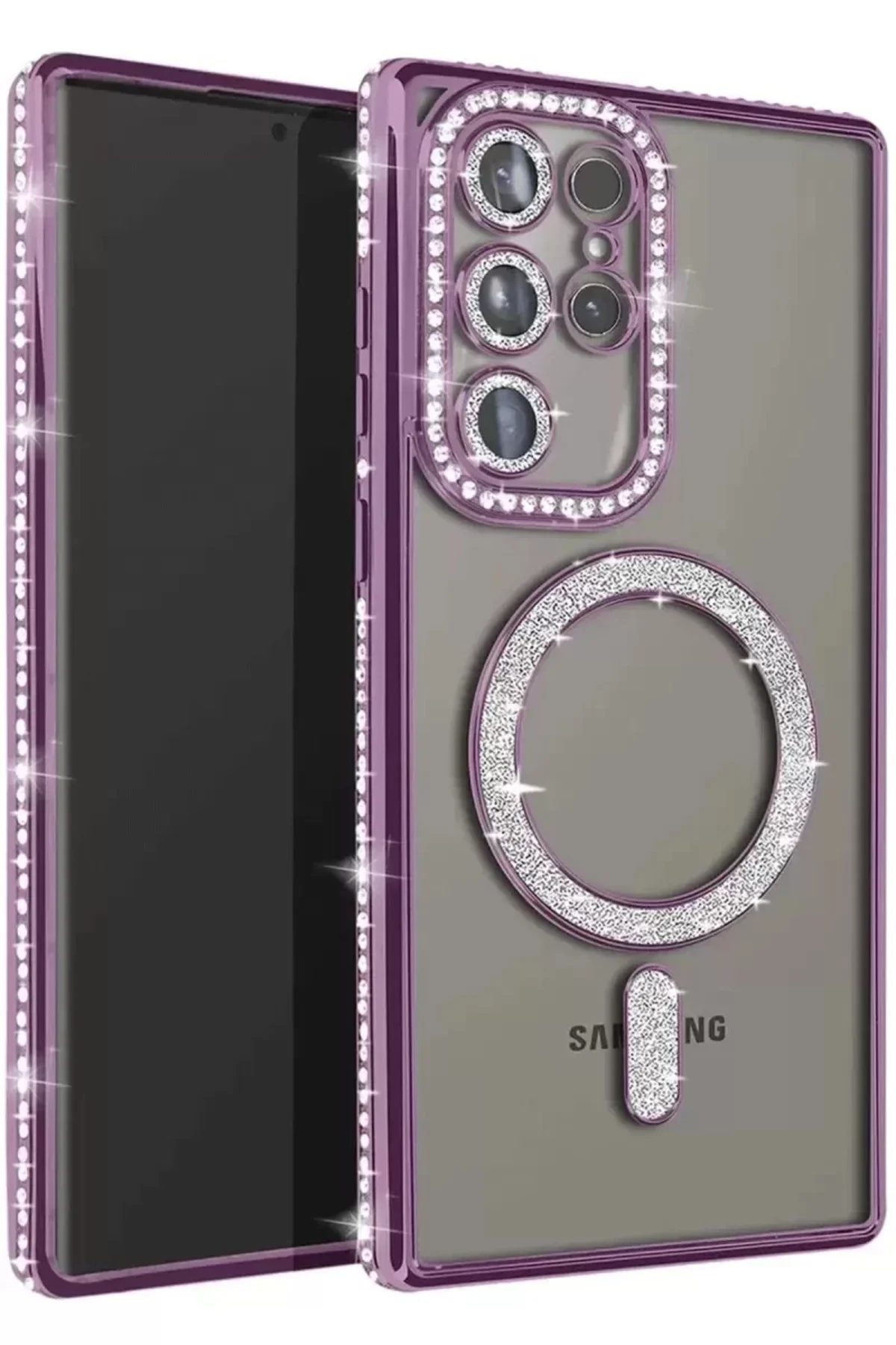 Newface Samsung Galaxy S23 Ultra Joke Simli Magneticsafe Kılıf - 