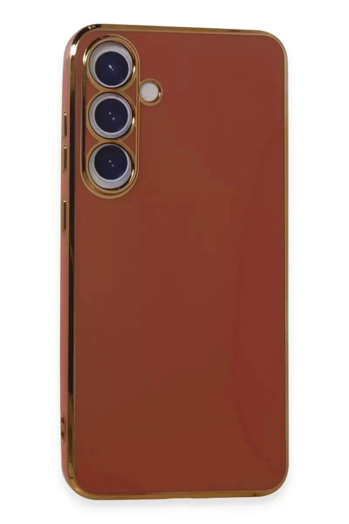Newface Samsung Galaxy S24 Plus Kılıf Volet Silikon - Kırmızı