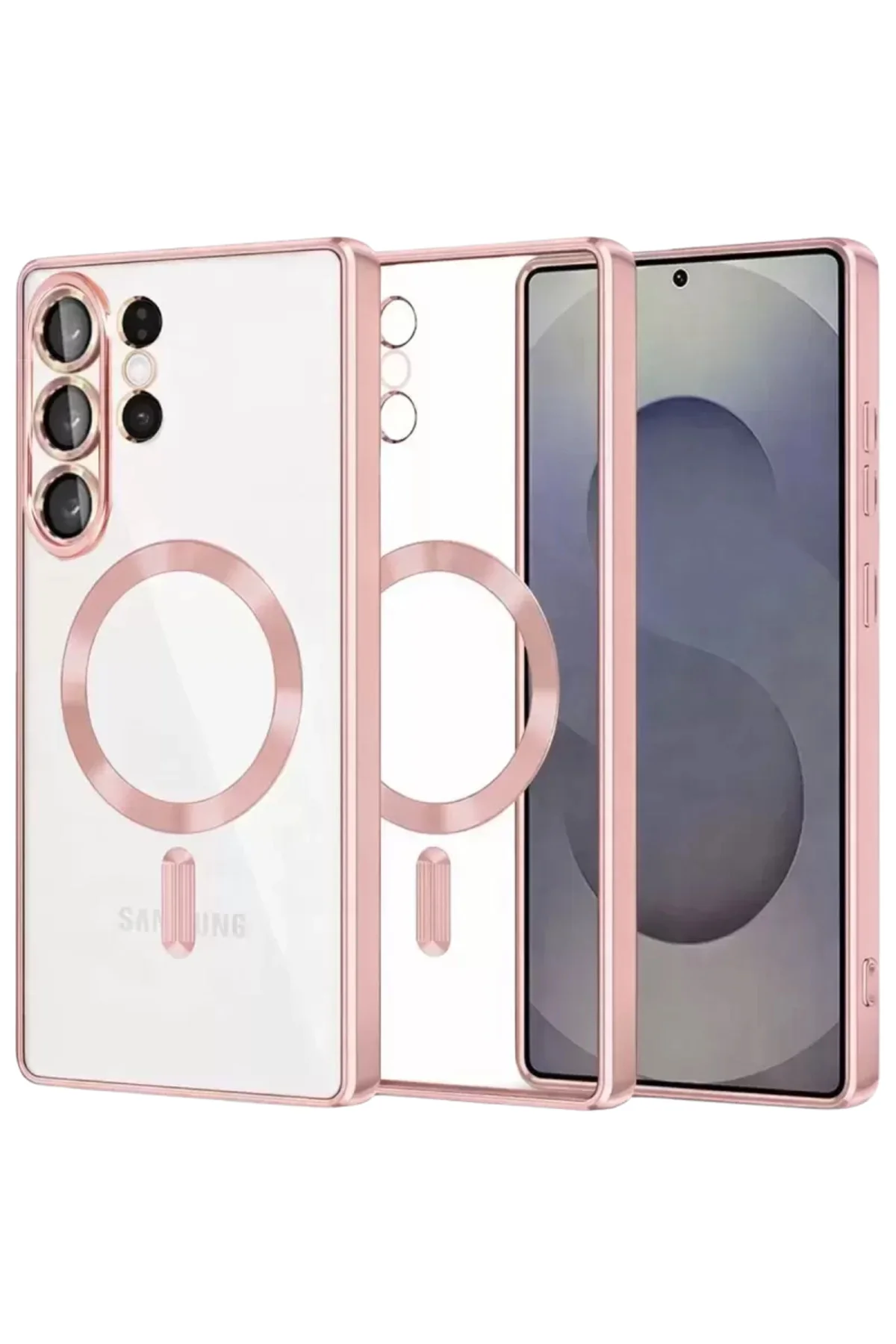 Newface Samsung Galaxy S26 Ultra Kross Magneticsafe Kapak - Rose