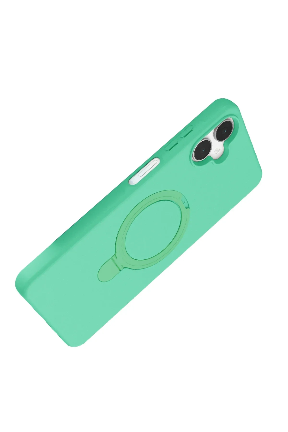Newface Samsung Galaxy A06 Regal Magsafe Standlı Kapak - Yeşil