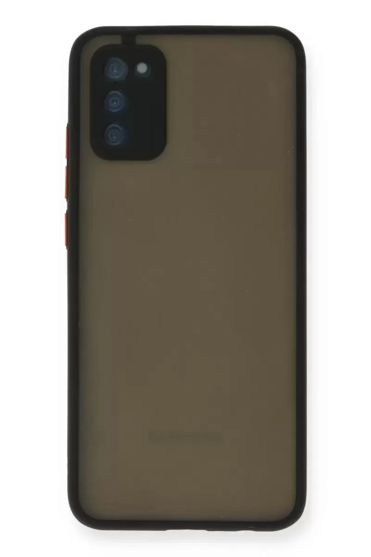 Newface Samsung Galaxy A02s Kılıf Montreal Silikon Kapak - Siyah