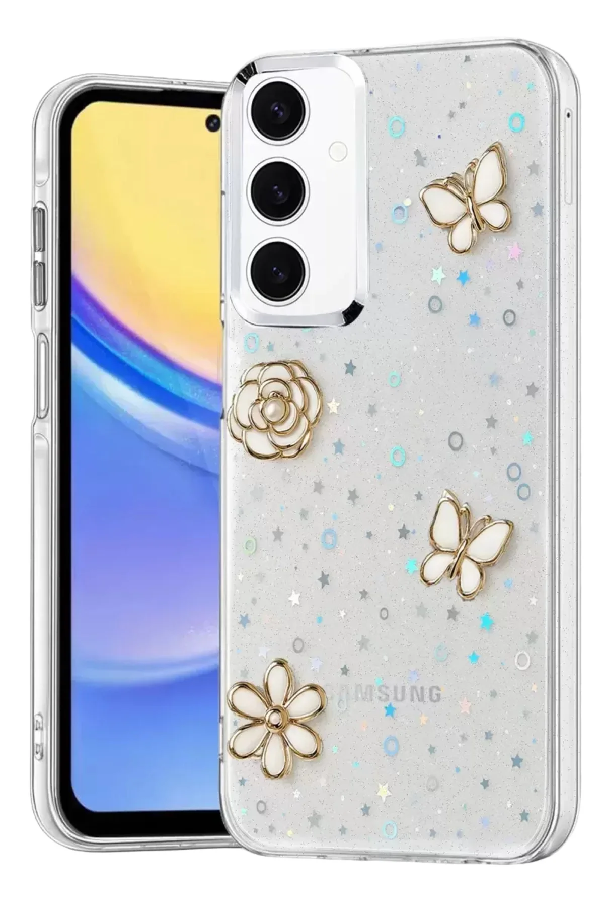 Newface Samsung Galaxy A35 5g Fiyonk Desenli Kapak - Desen 10