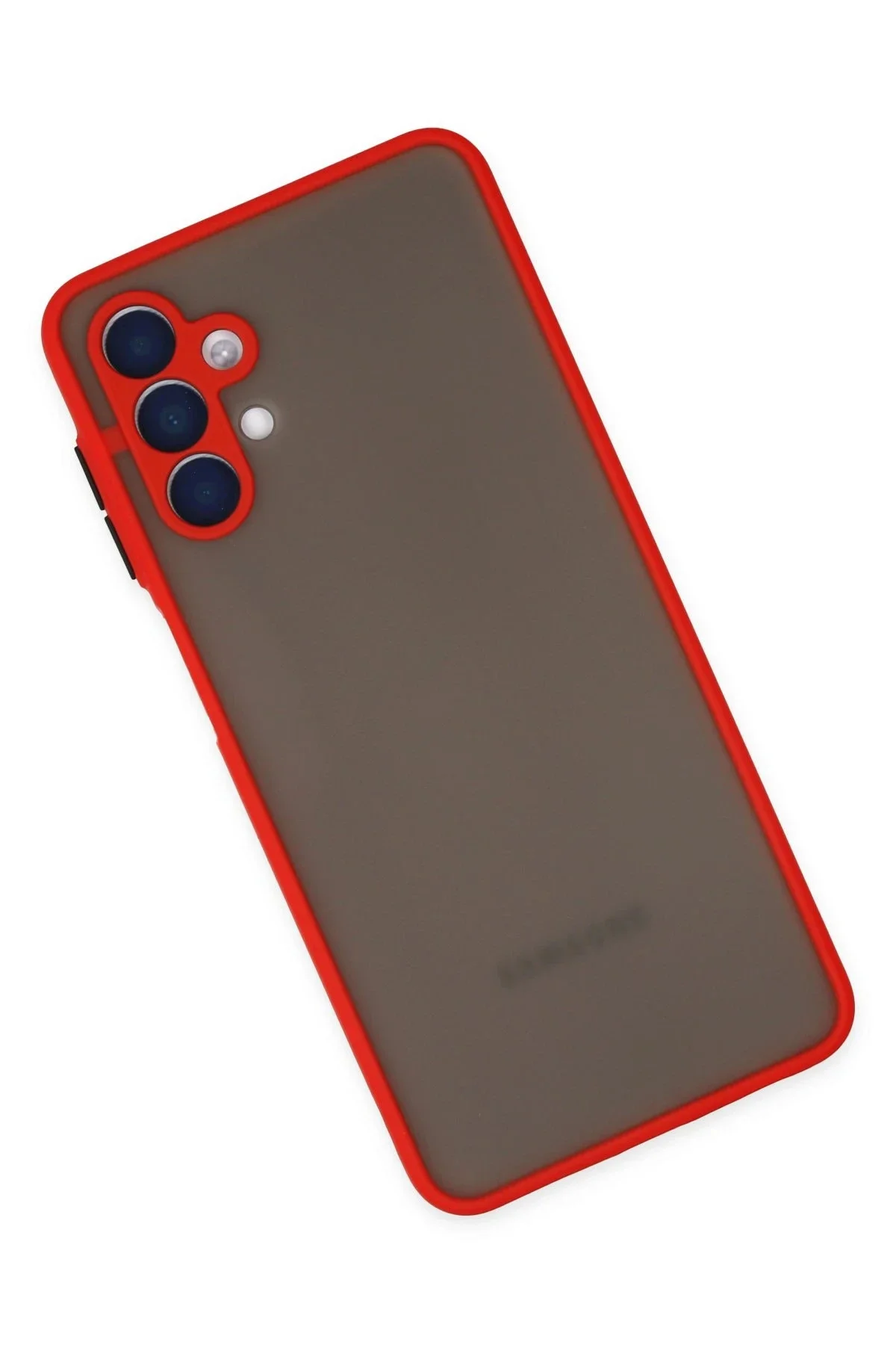 Newface Samsung Galaxy A04s Kılıf Montreal Silikon Kapak - Kırmız