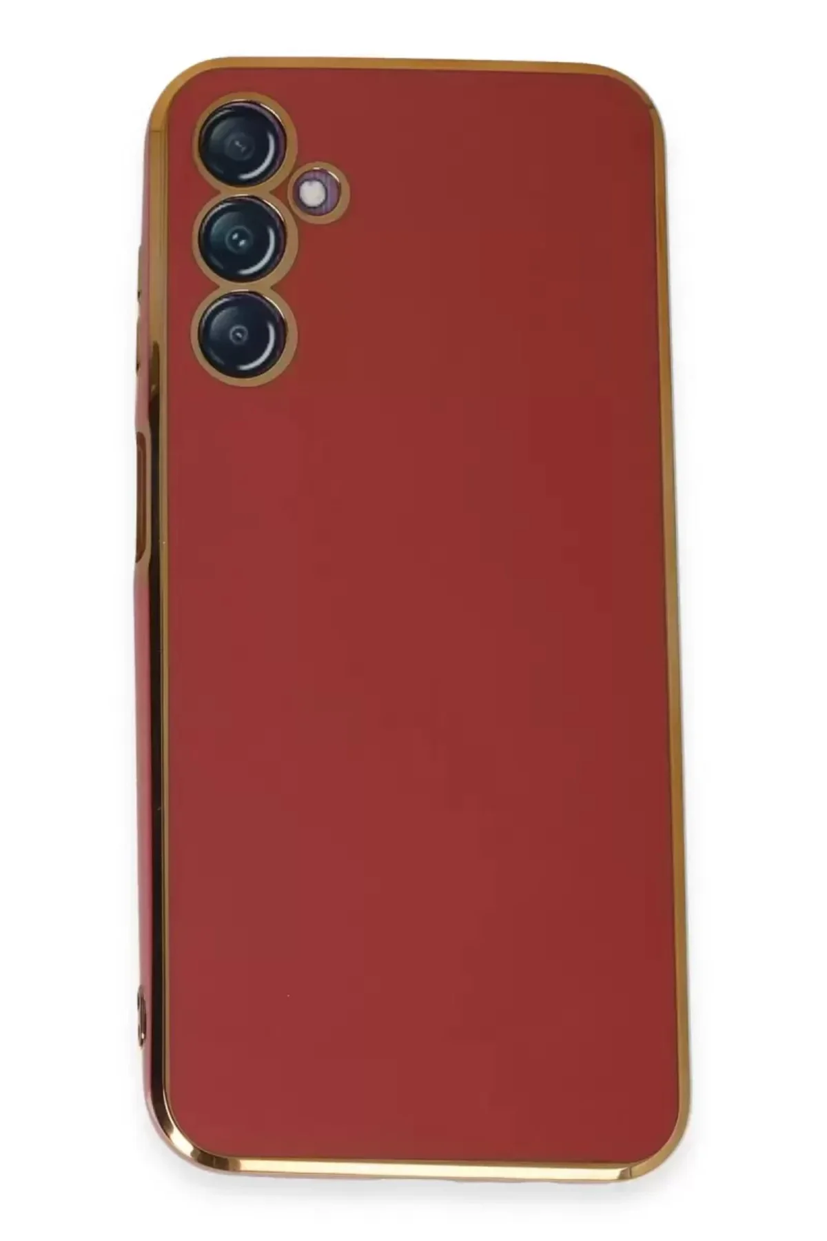 Newface Samsung Galaxy M14 5g Kılıf Volet Silikon - Kırmızı