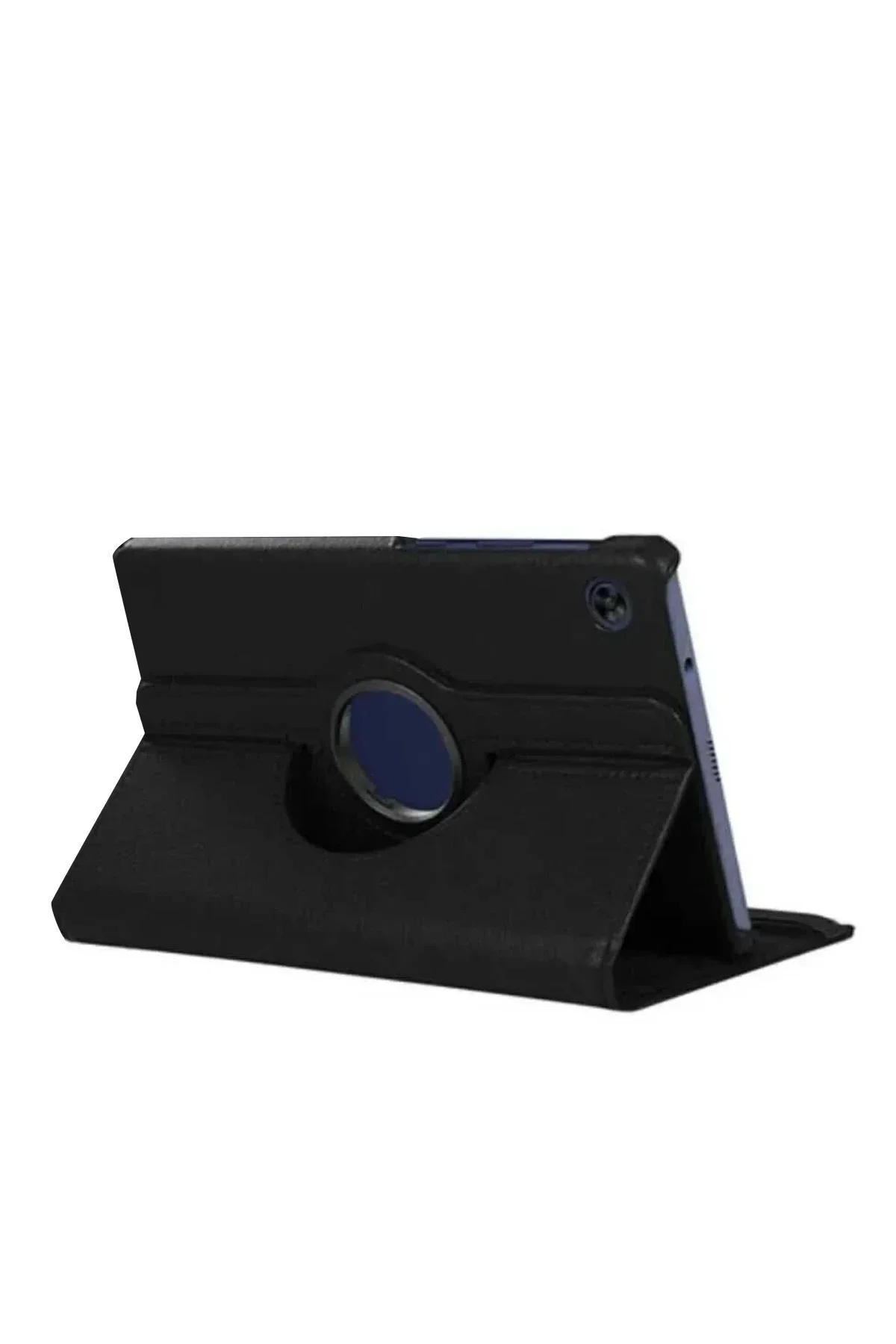 Newface Samsung Galaxy Tab A11 360 Tablet Deri Kılıf - Siyah