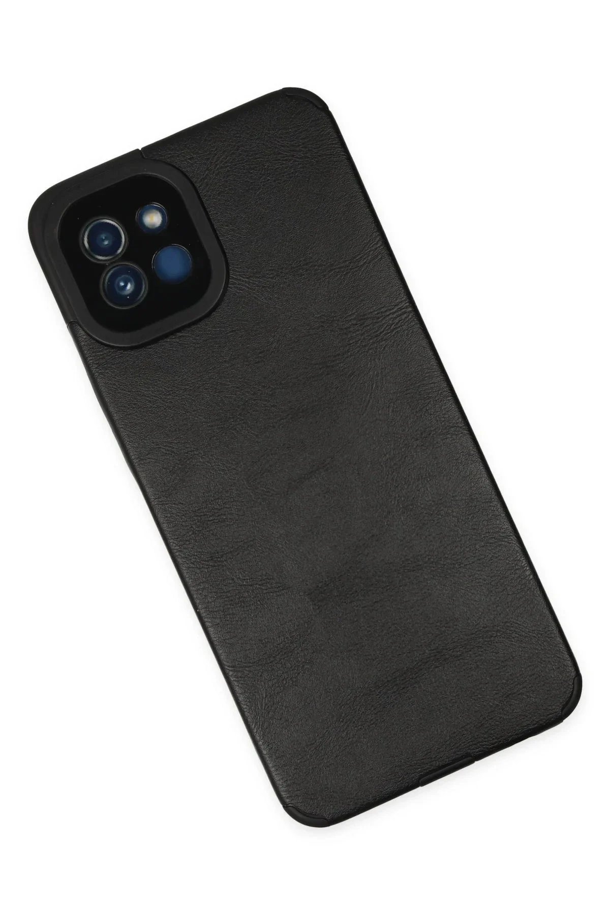 Newface Samsung Galaxy A03 Kılıf Loop Deri Silikon - Siyah