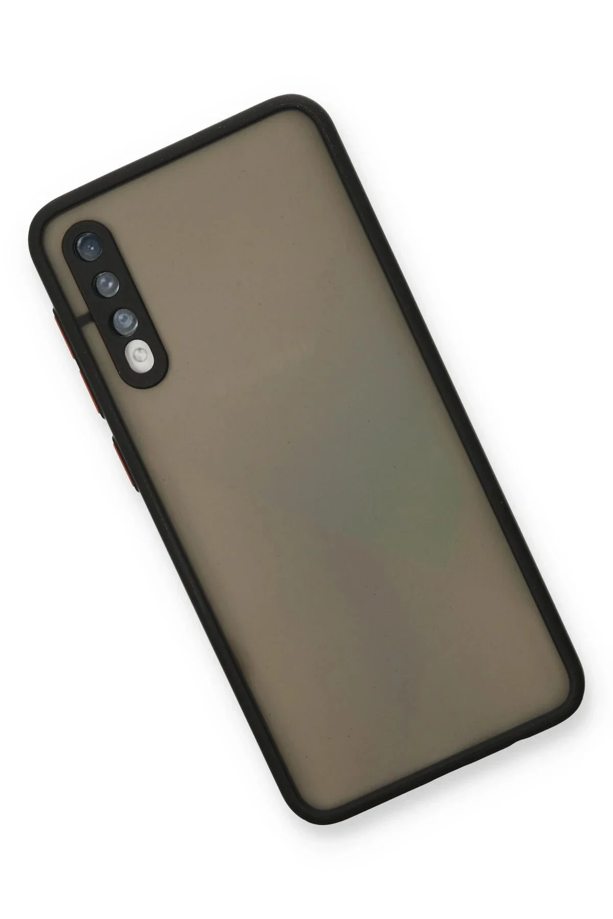 Newface Samsung Galaxy A30s Kılıf Montreal Silikon Kapak - Siyah