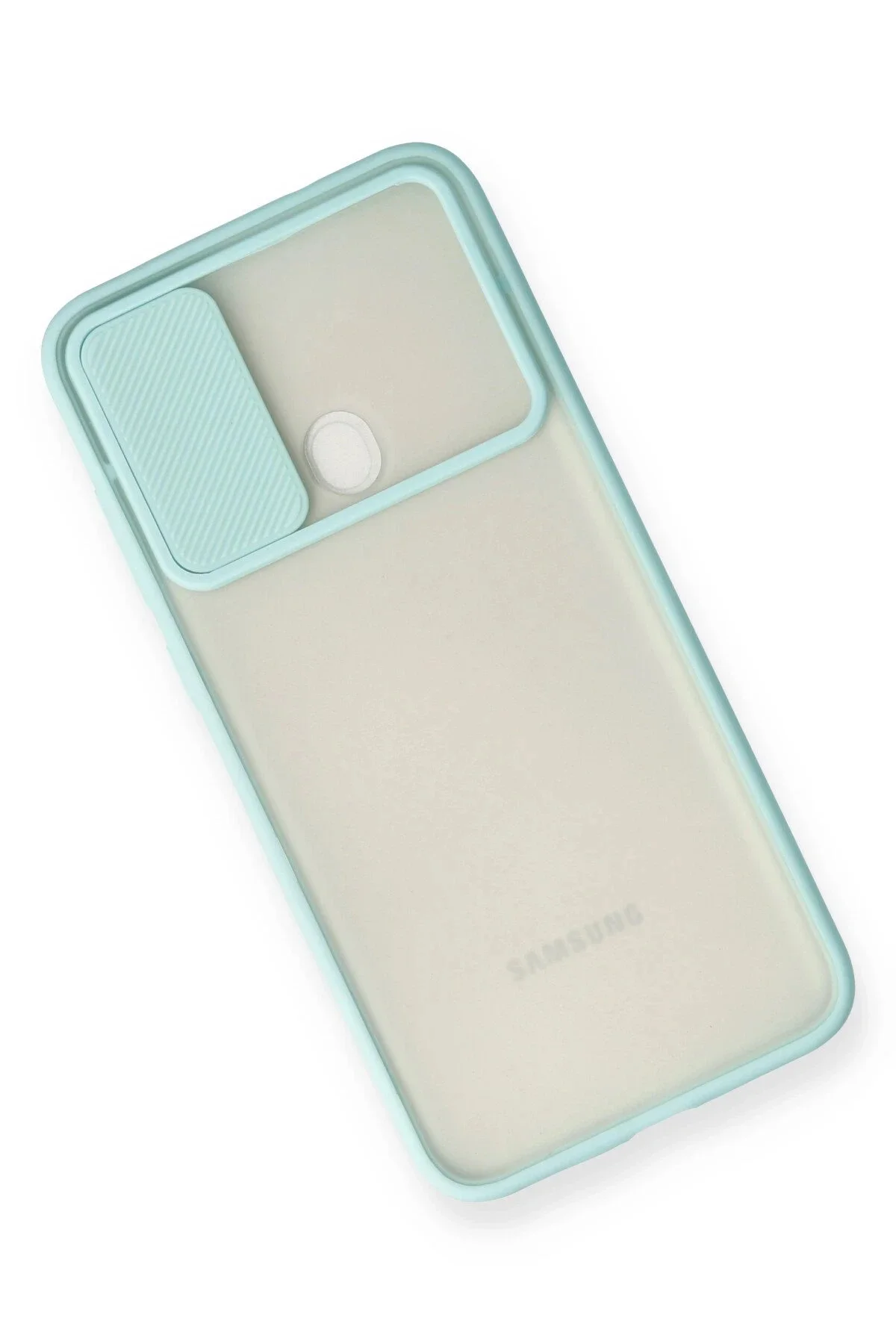 Newface Samsung Galaxy A11 Kılıf Palm Buzlu Kamera Sürgülü Siliko