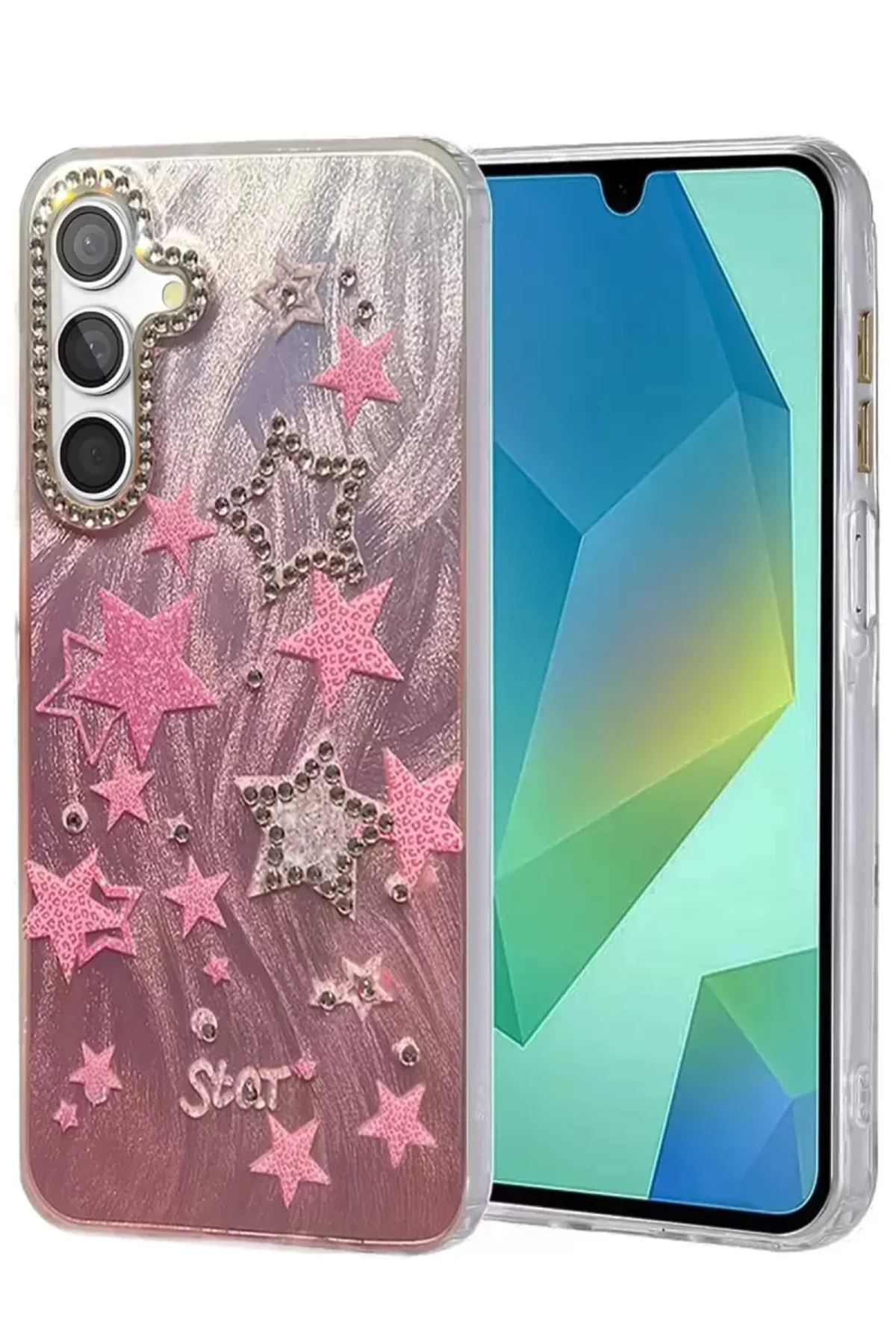 Newface Samsung Galaxy A55 5g Kılıf Blade Aynalı Desenli Kapak - Desen 7