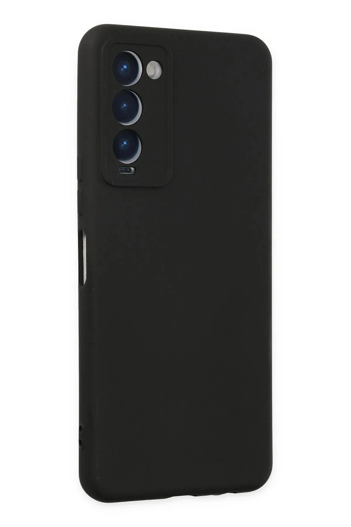 Newface Tecno Camon 18 Kılıf Nano İçi Kadife Silikon - Siyah