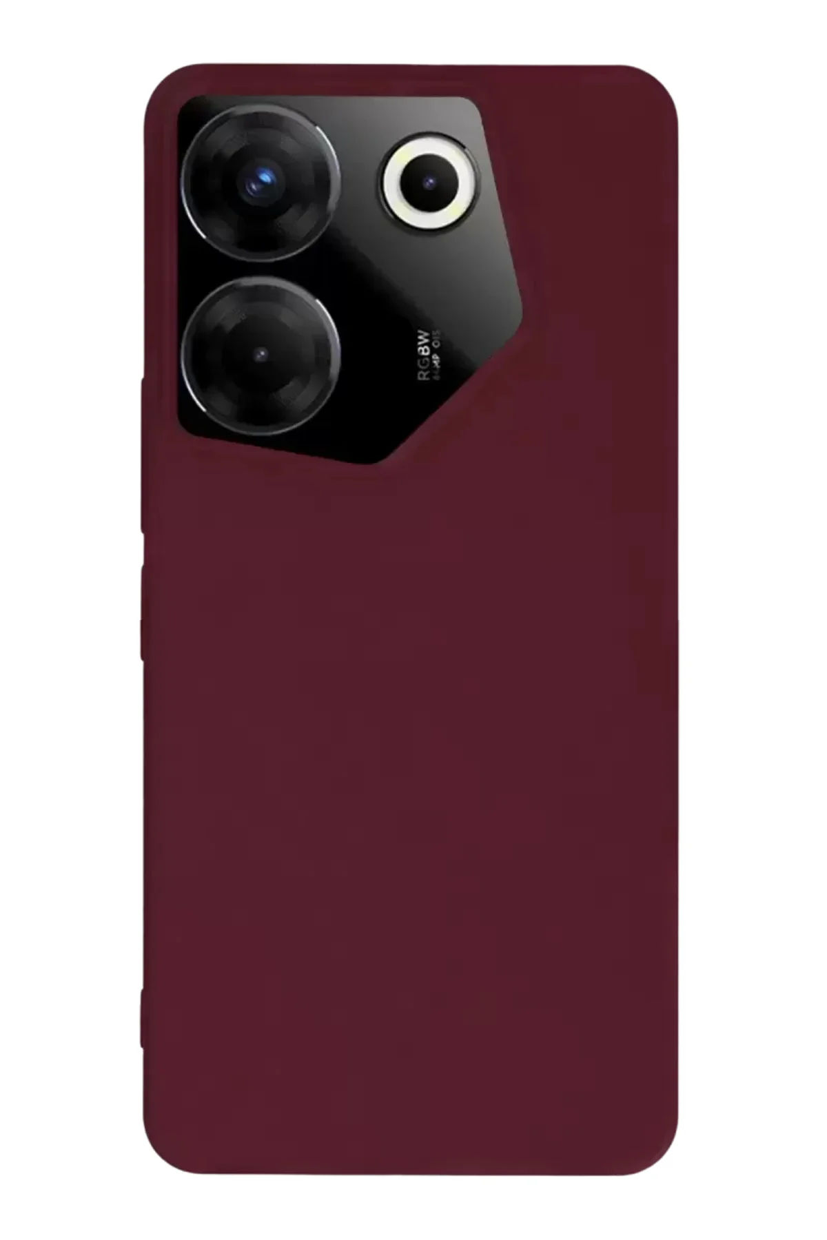 Newface Tecno Camon 20 Pro 5g Kılıf First Silikon - Bordo