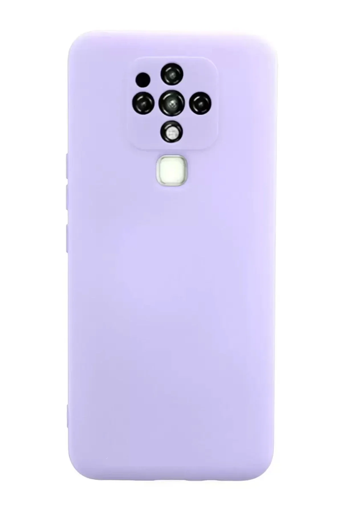 Newface Tecno Camon 16 Kılıf Nano İçi Kadife Silikon - Lila