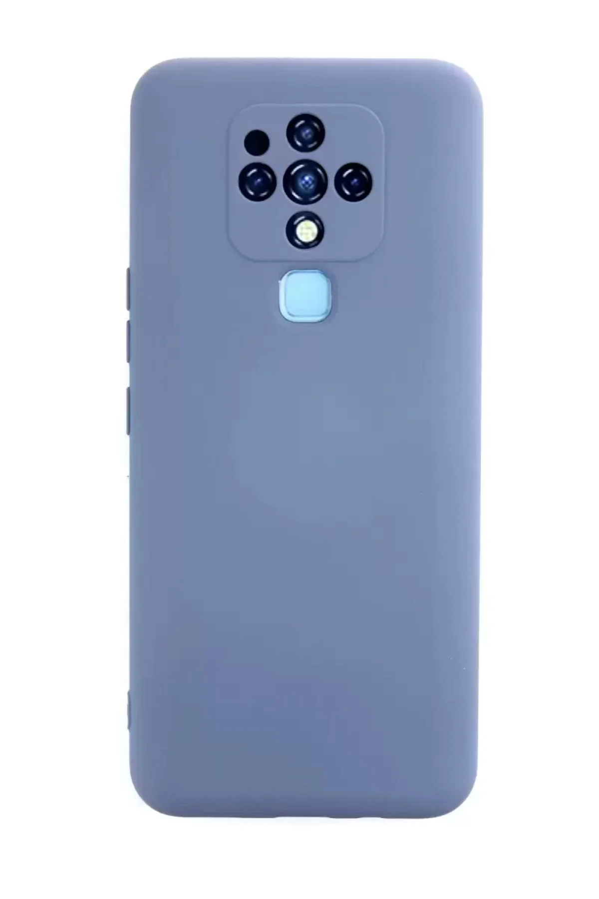 Newface Tecno Camon 16 Kılıf Nano İçi Kadife Silikon - Gri