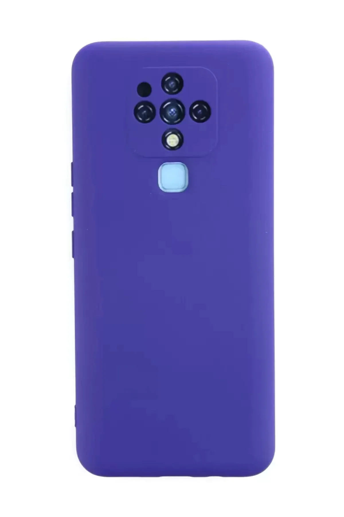 Newface Tecno Camon 16 Kılıf Nano İçi Kadife Silikon - Mor