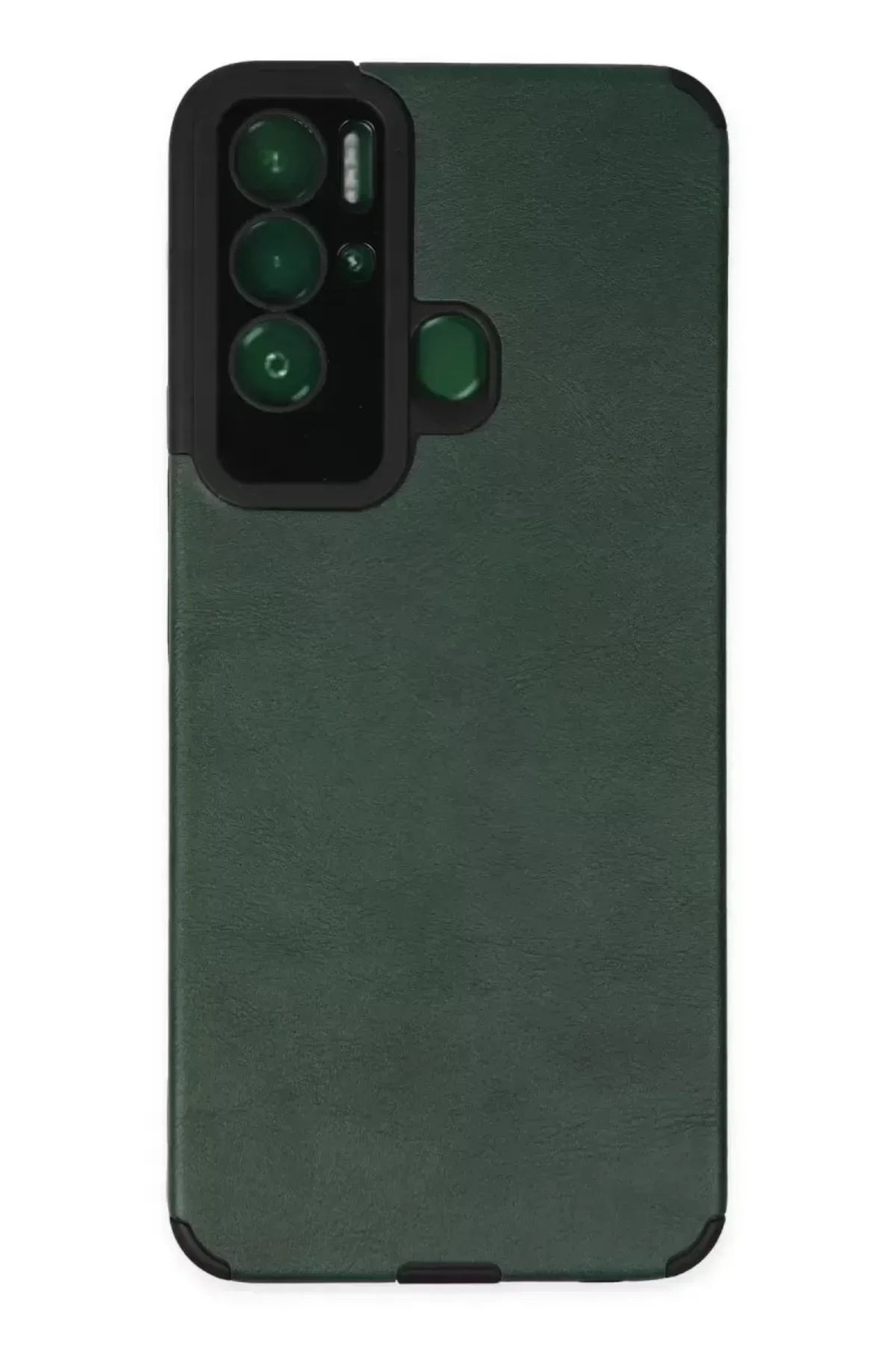 Newface Tecno Pova Neo Kılıf Loop Deri Silikon - Yeşil