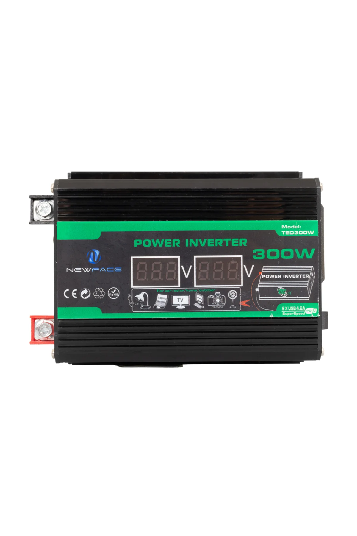NEWFACE TED300W DİJİTAL EKRAN 12 VOLT 300 WATT MODIFIED SINUS POWER INVERTER
