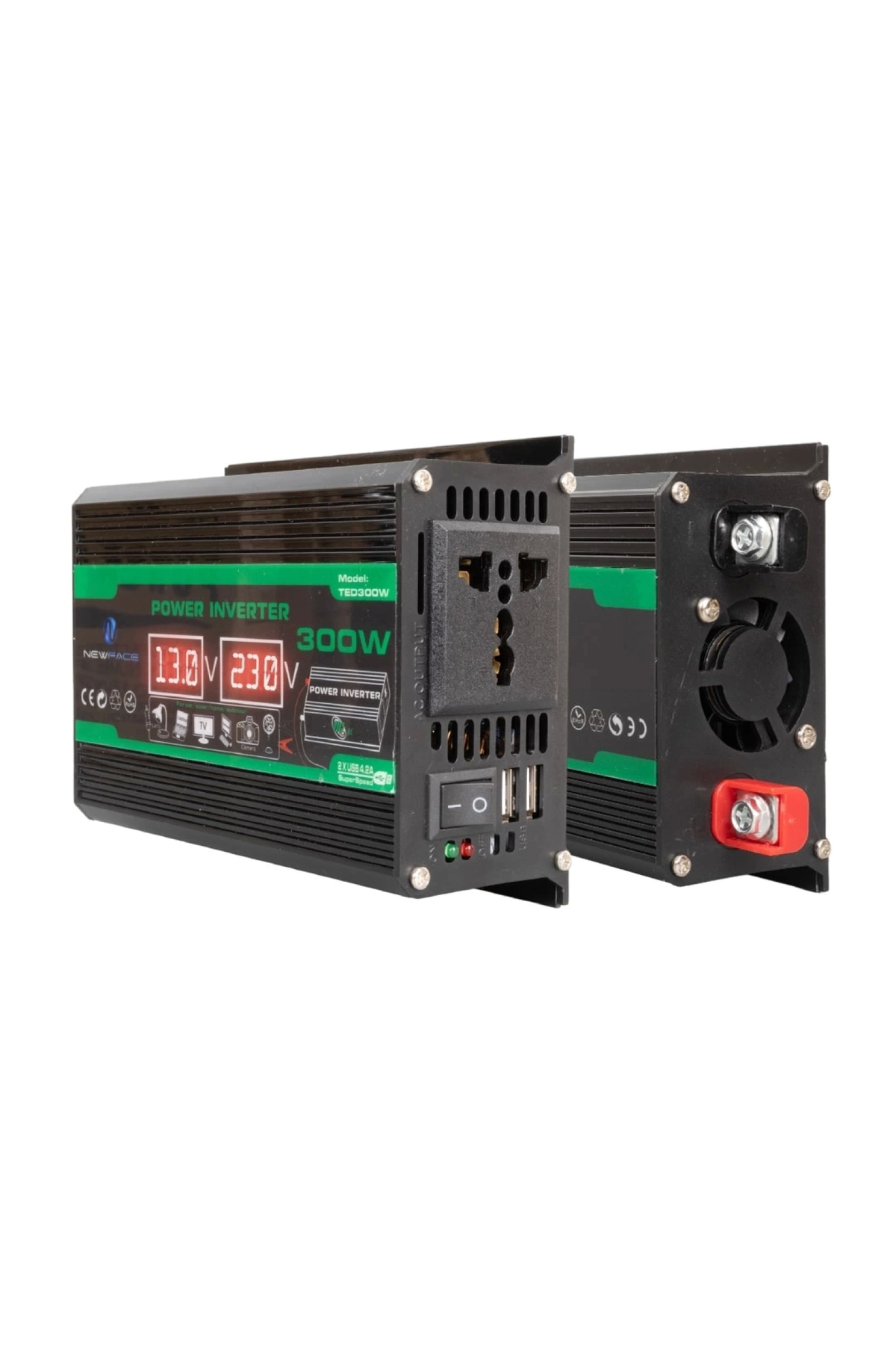 Newface Ted300w Dijital Ekran 12 Volt 300 Watt Modıfıed Sınus Pow