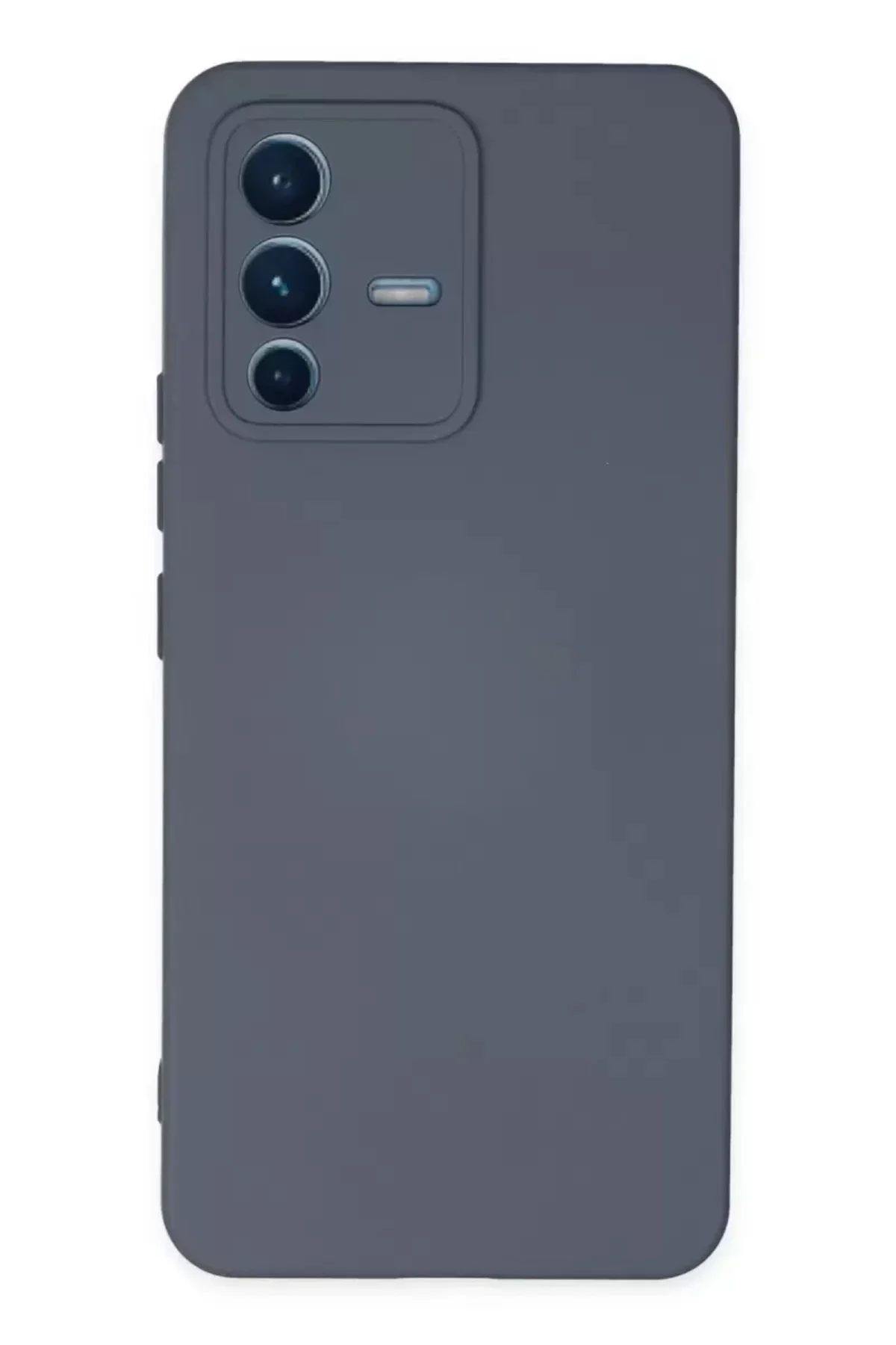 Newface Vivo V23 5g Kılıf Nano İçi Kadife Silikon - Gri