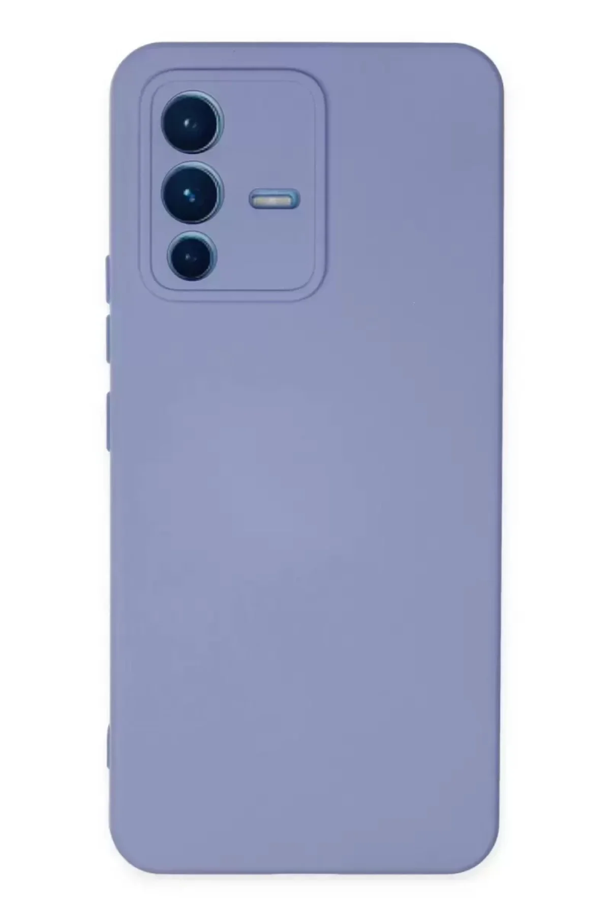 Newface Vivo V23 5g Kılıf Nano İçi Kadife Silikon - Lila