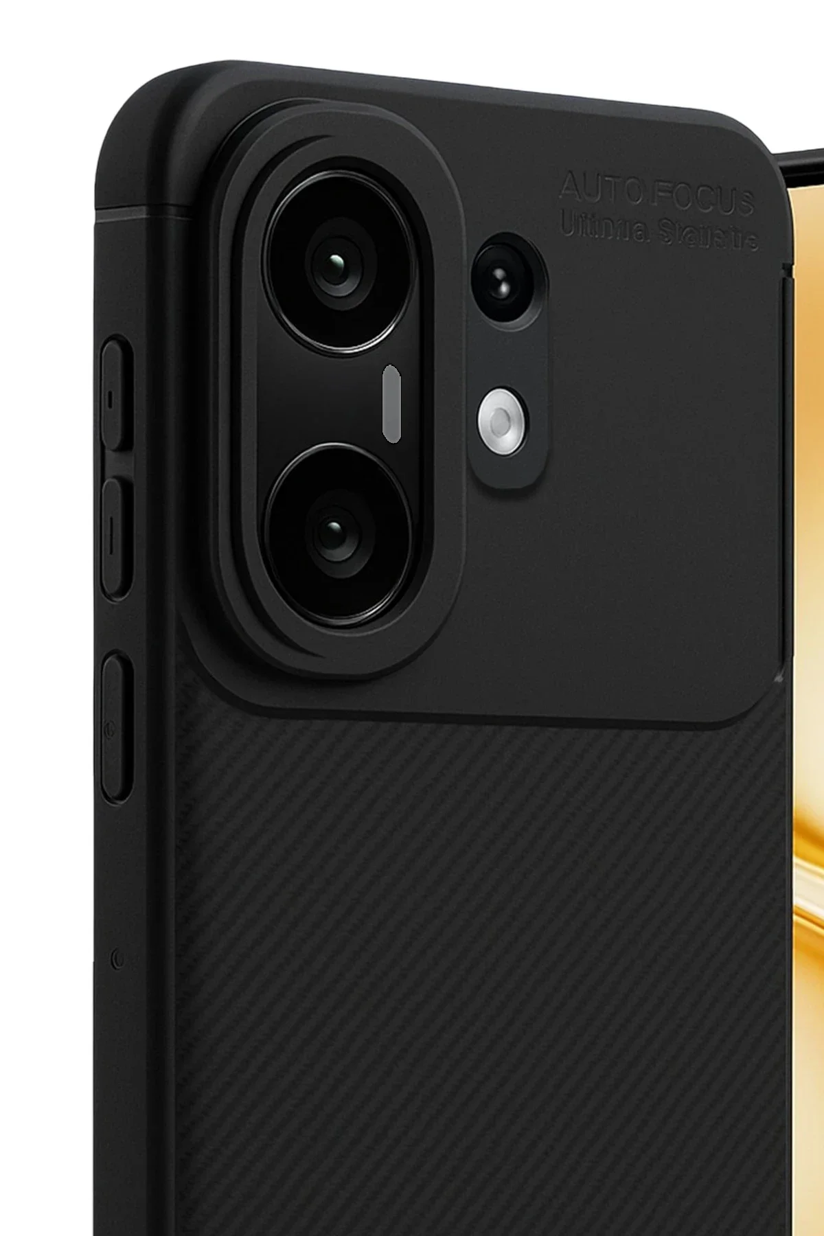 Newface Vivo X200 Fe Auto Focus Karbon Kapak - Siyah