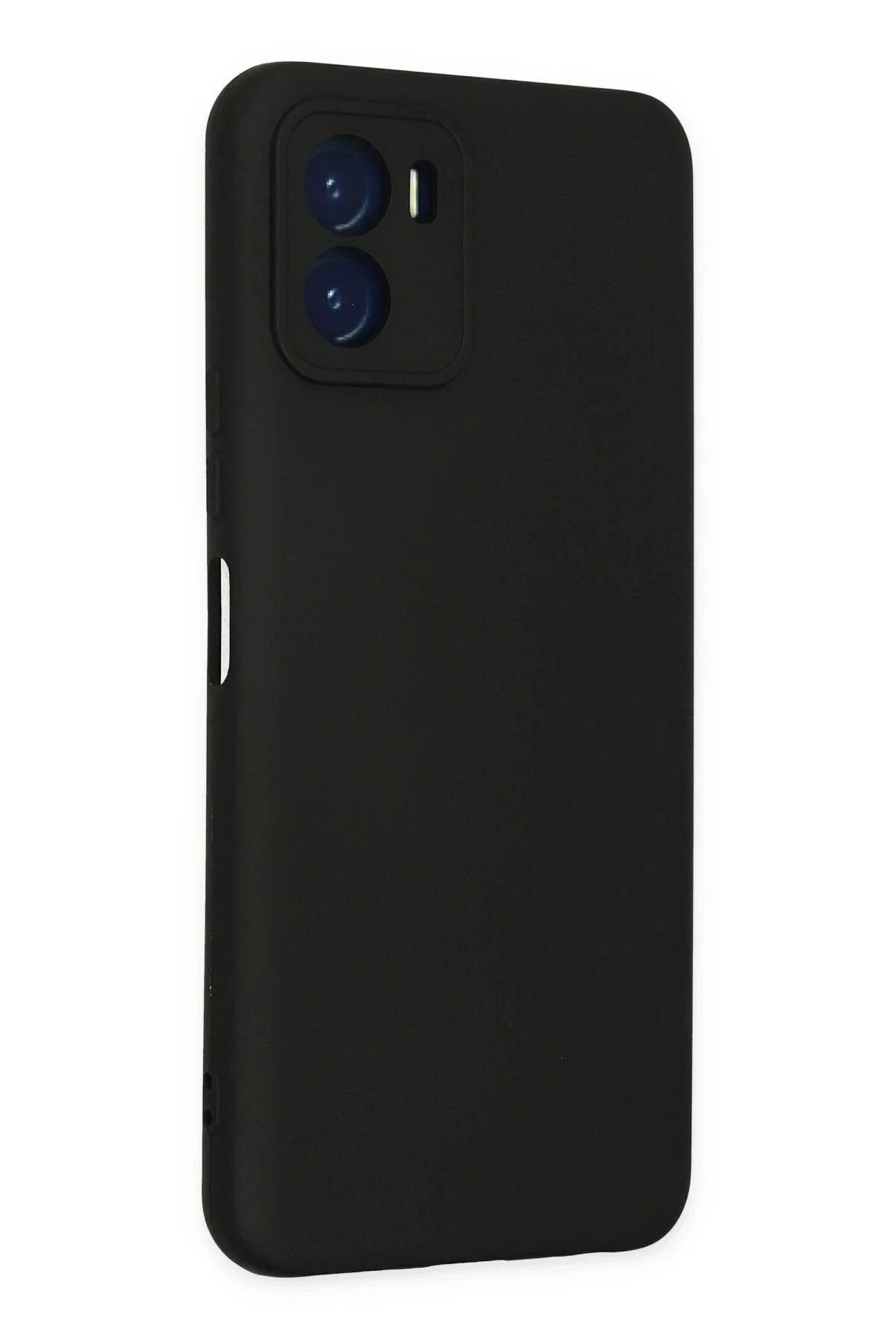 Newface Vivo Y15s Kılıf Nano İçi Kadife Silikon - Siyah