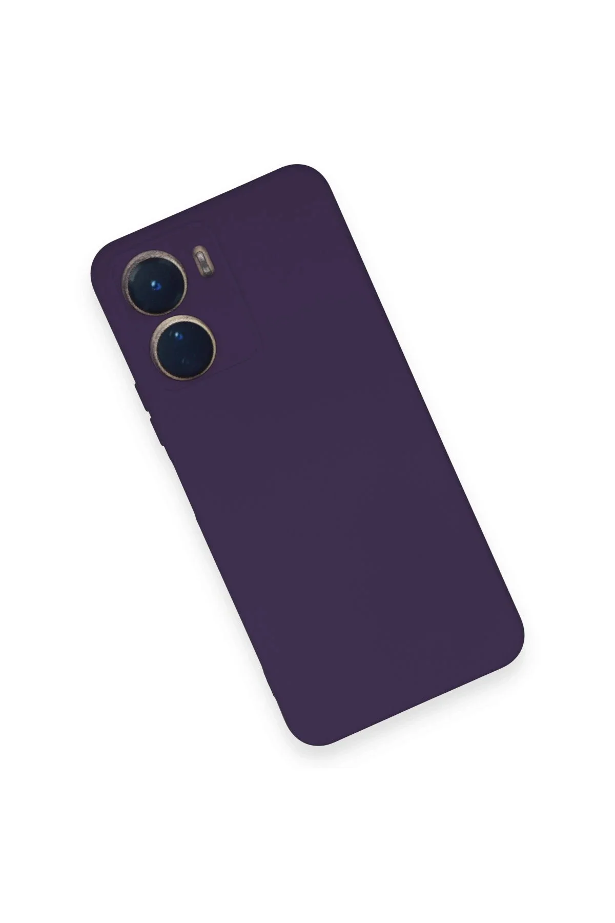 Newface Vivo Y16 Kılıf Nano İçi Kadife Silikon - Mor
