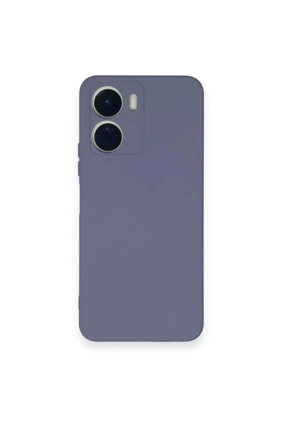 Newface Vivo Y16 Kılıf Nano İçi Kadife Silikon - Gri