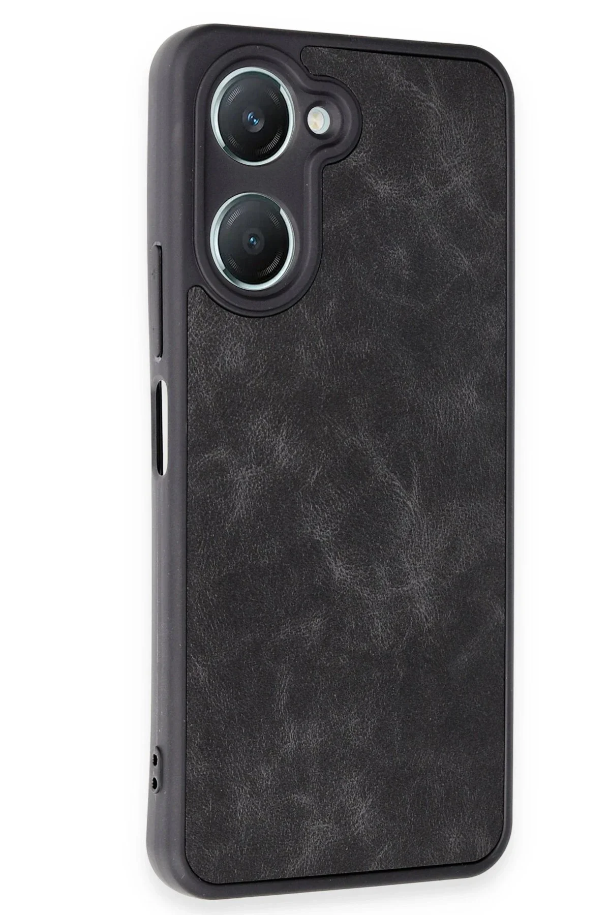 Newface Vivo Y18 Kılıf Aras Deri Kapak - Siyah
