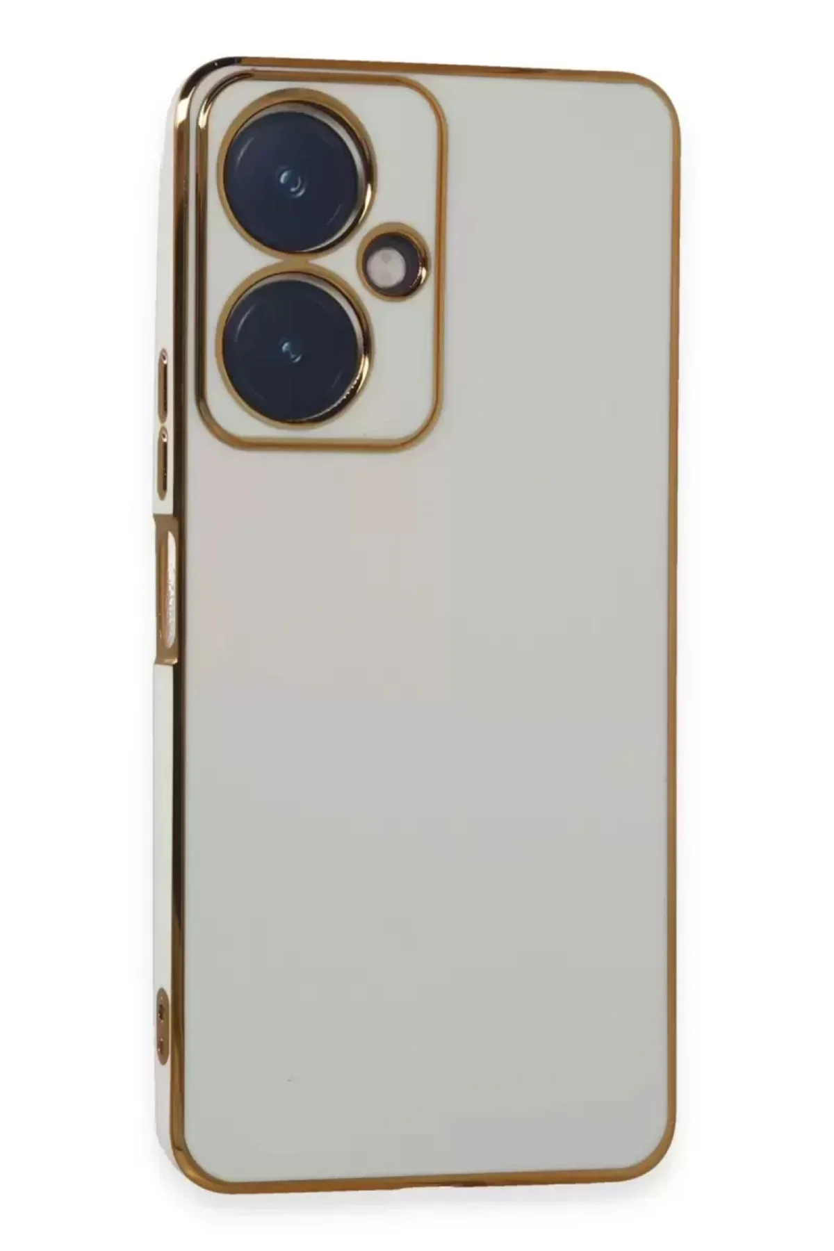 Newface Vivo Y27 Kılıf Volet Silikon - Beyaz