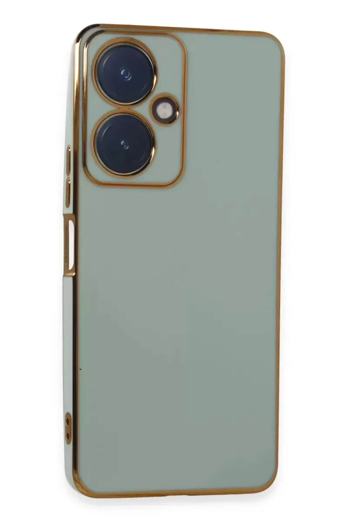 Newface Vivo Y27 Kılıf Volet Silikon - Açık Yeşil