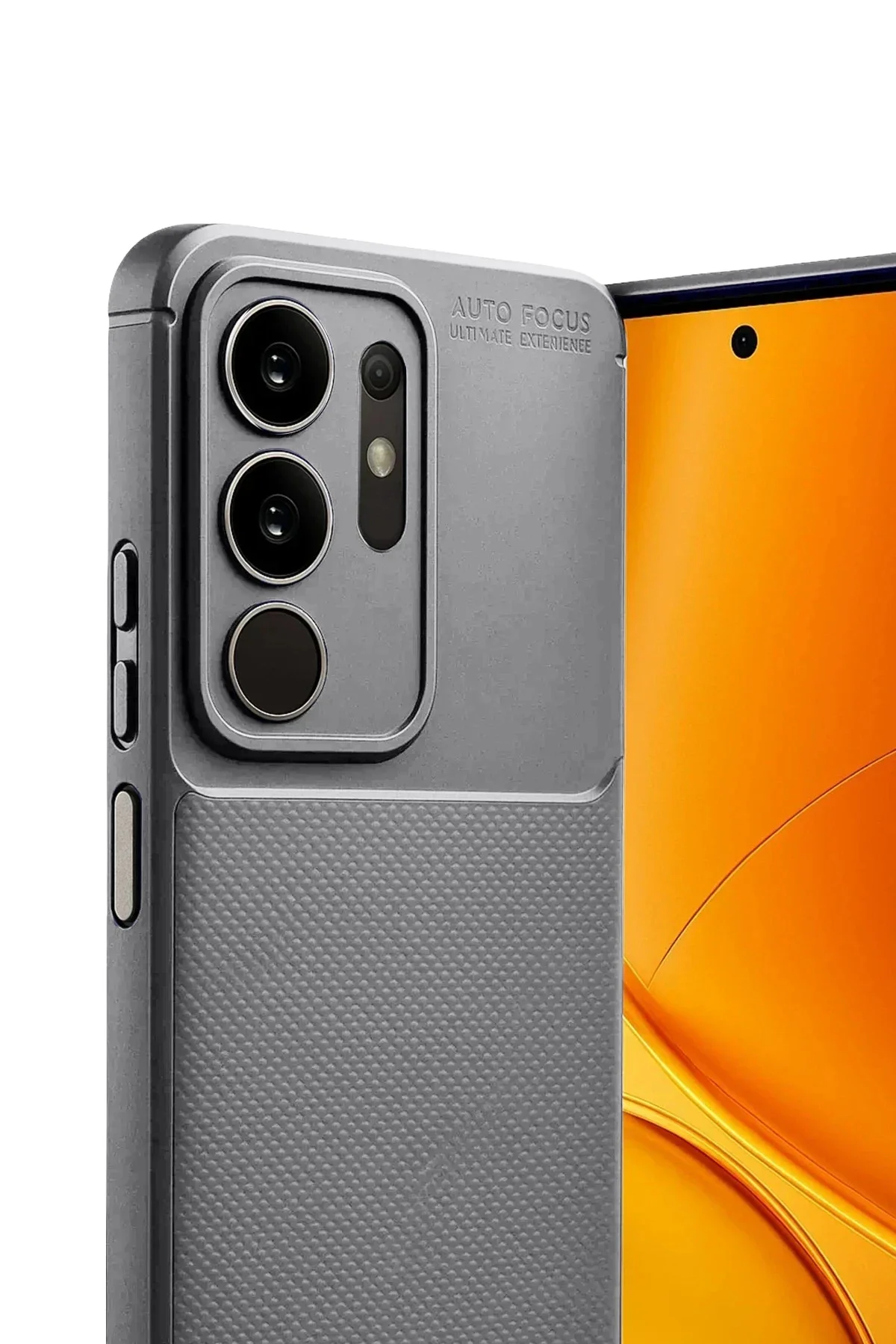 Newface Vivo Y29 4g Auto Focus Karbon Kapak - Gri