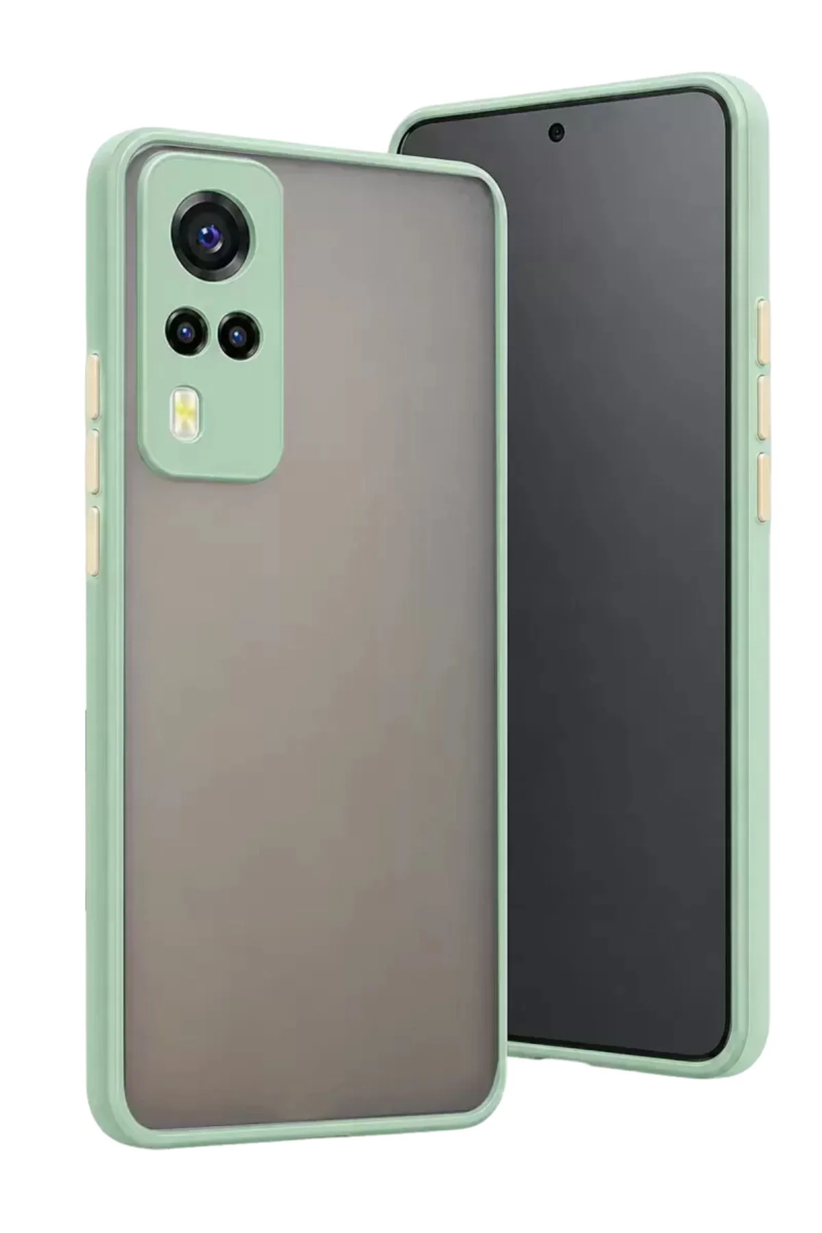Newface Vivo Y53s Kılıf Montreal Silikon Kapak - Turkuaz