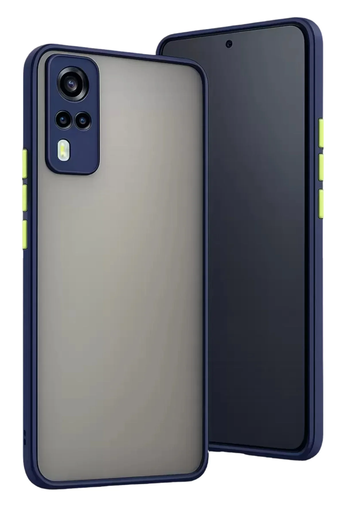 Newface Vivo Y53s Kılıf Montreal Silikon Kapak - Lacivert
