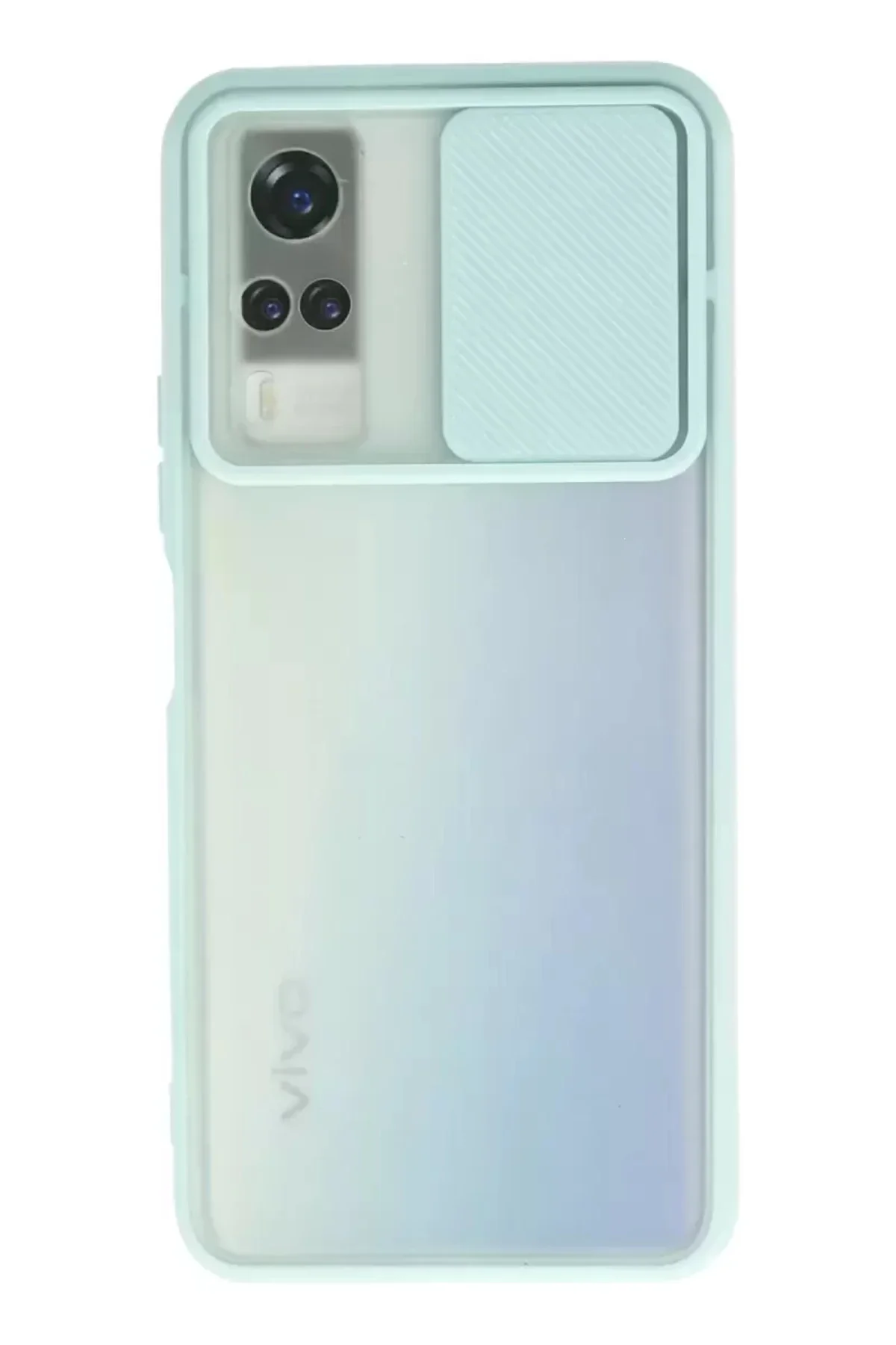 Newface Vivo Y53s Kılıf Palm Buzlu Kamera Sürgülü Silikon - Turku